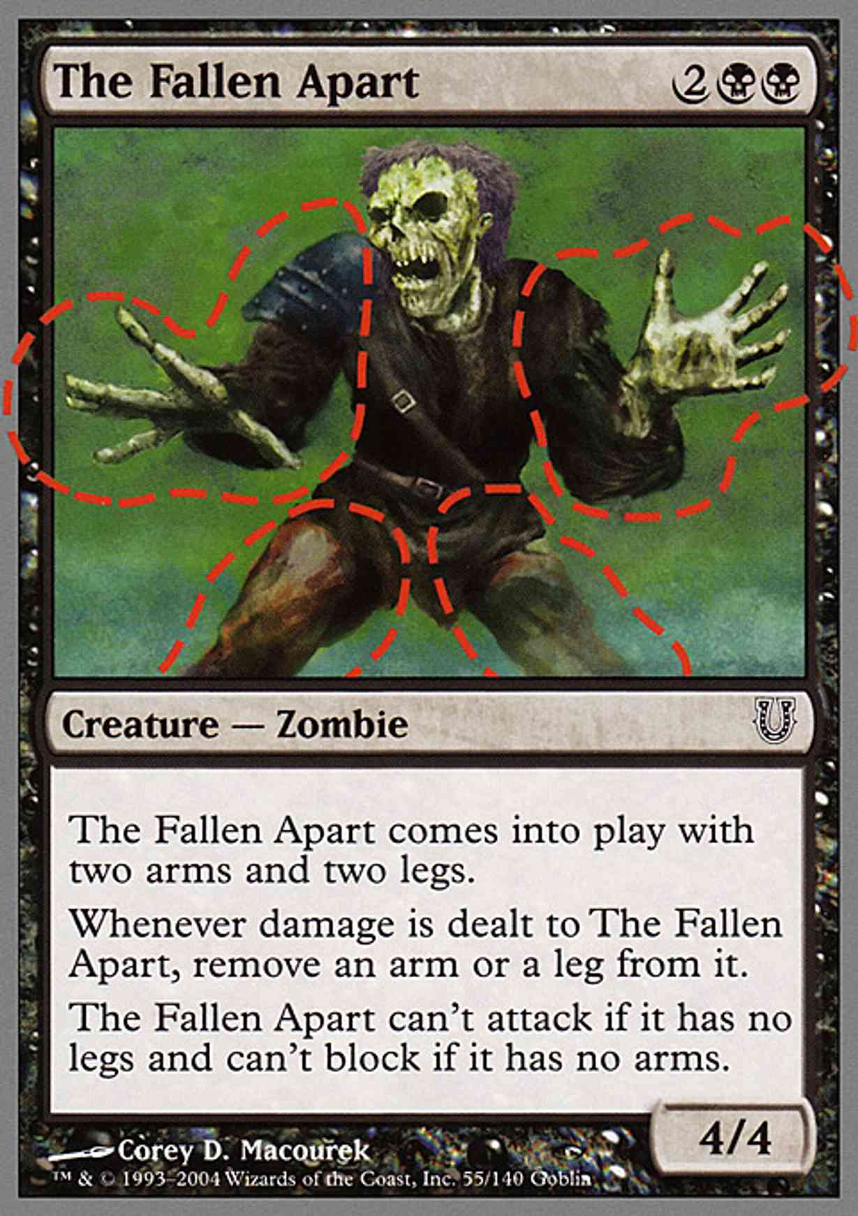 The Fallen Apart magic card front