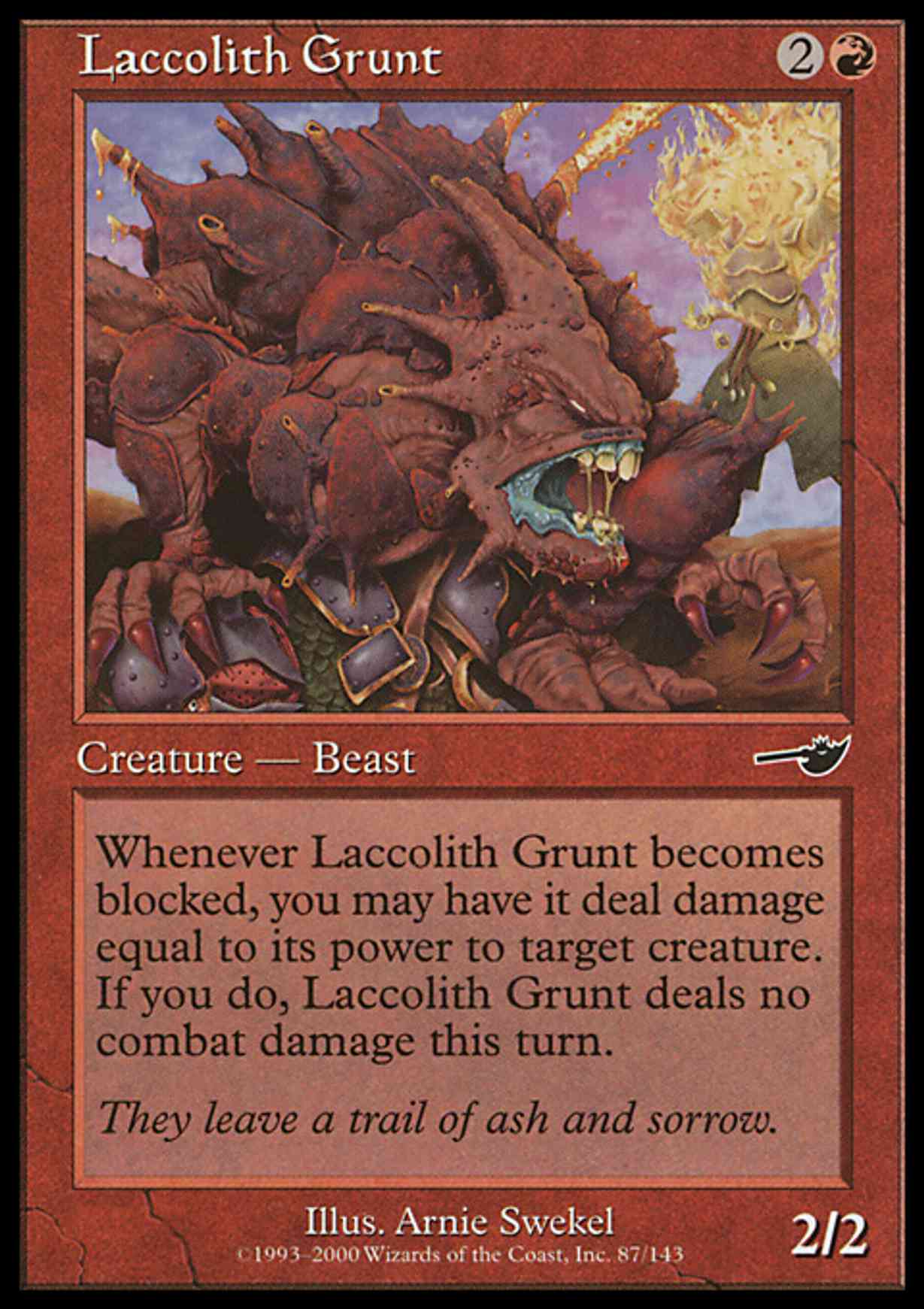 Laccolith Grunt magic card front