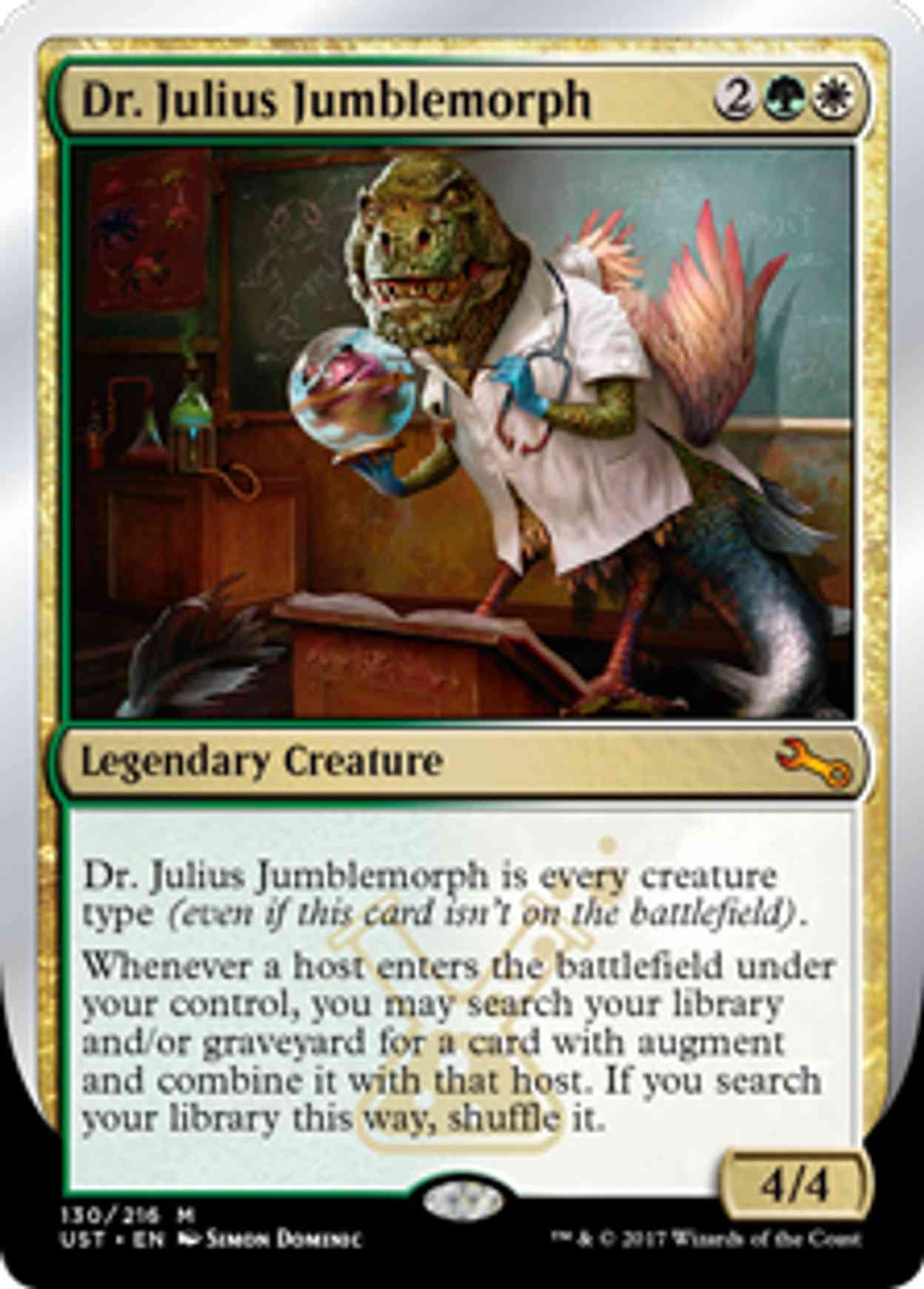 Dr. Julius Jumblemorph magic card front
