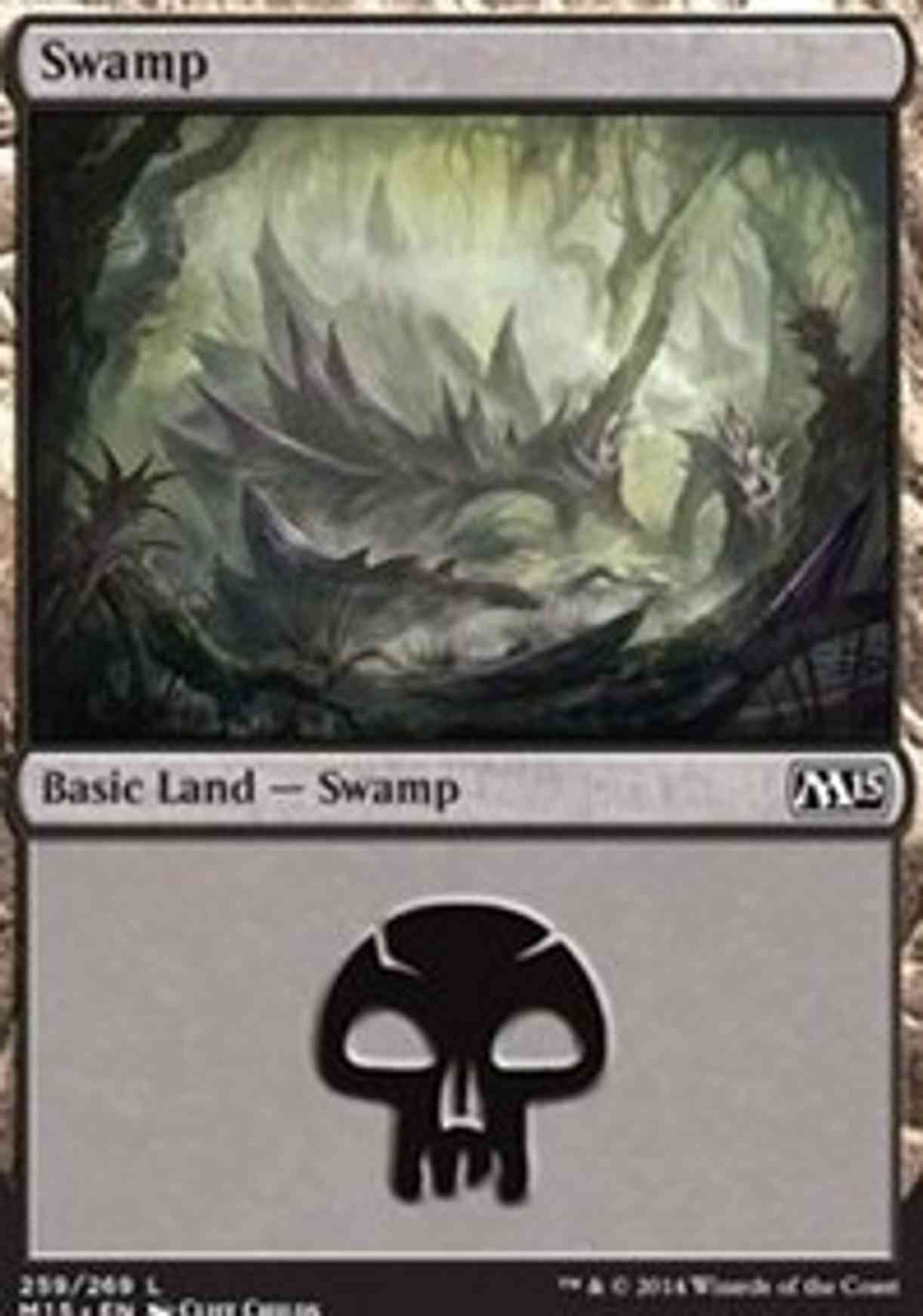 Swamp (259) magic card front