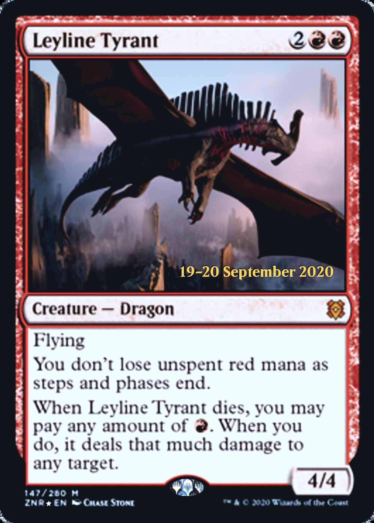 Leyline Tyrant magic card front
