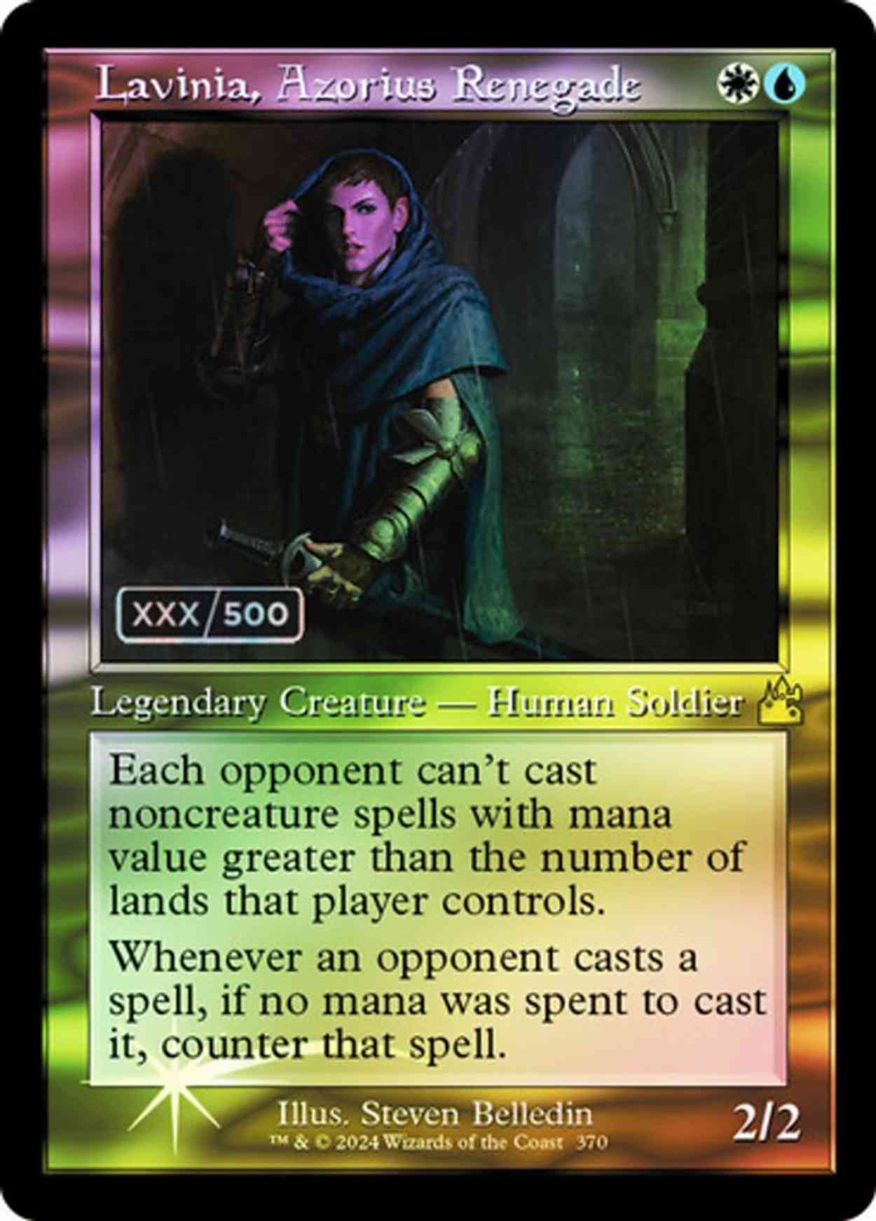 Lavinia, Azorius Renegade (Retro Frame) (Serial Numbered) magic card front