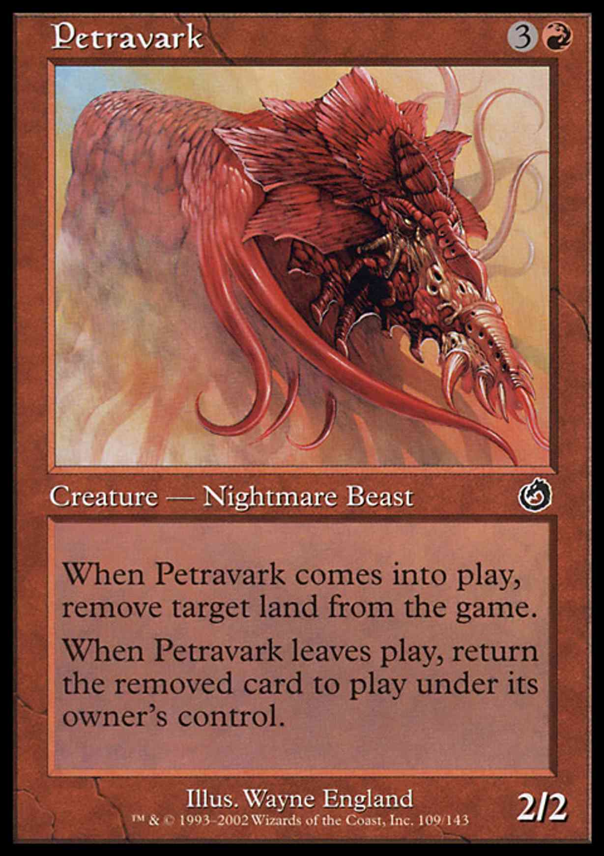 Petravark magic card front