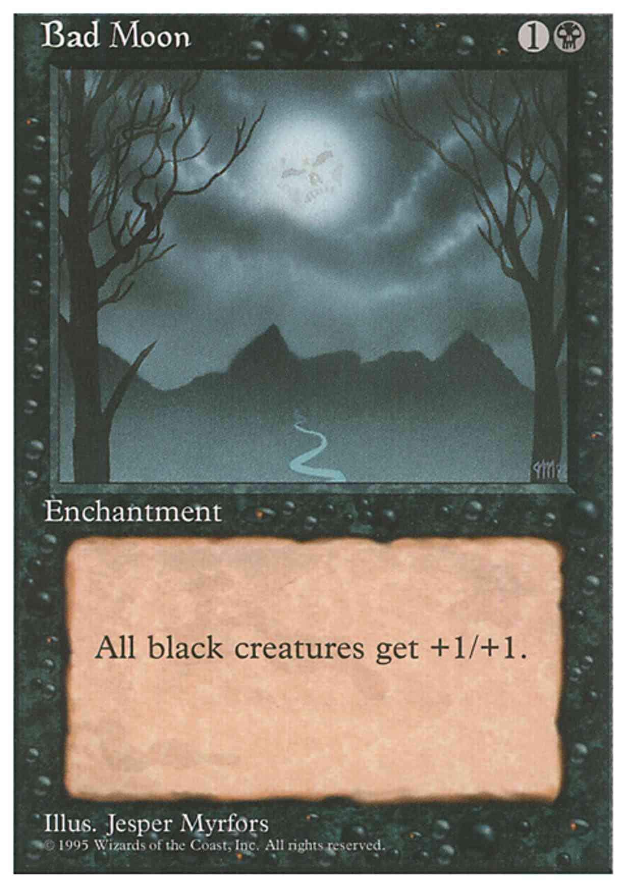 Bad Moon magic card front