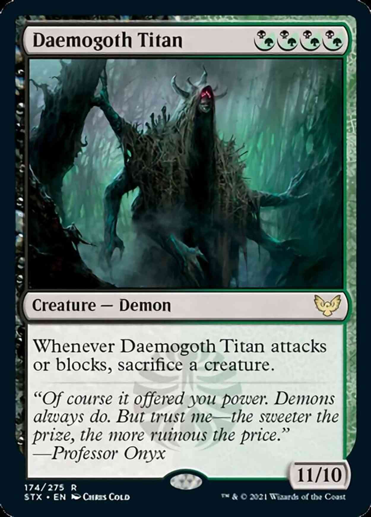 Daemogoth Titan magic card front