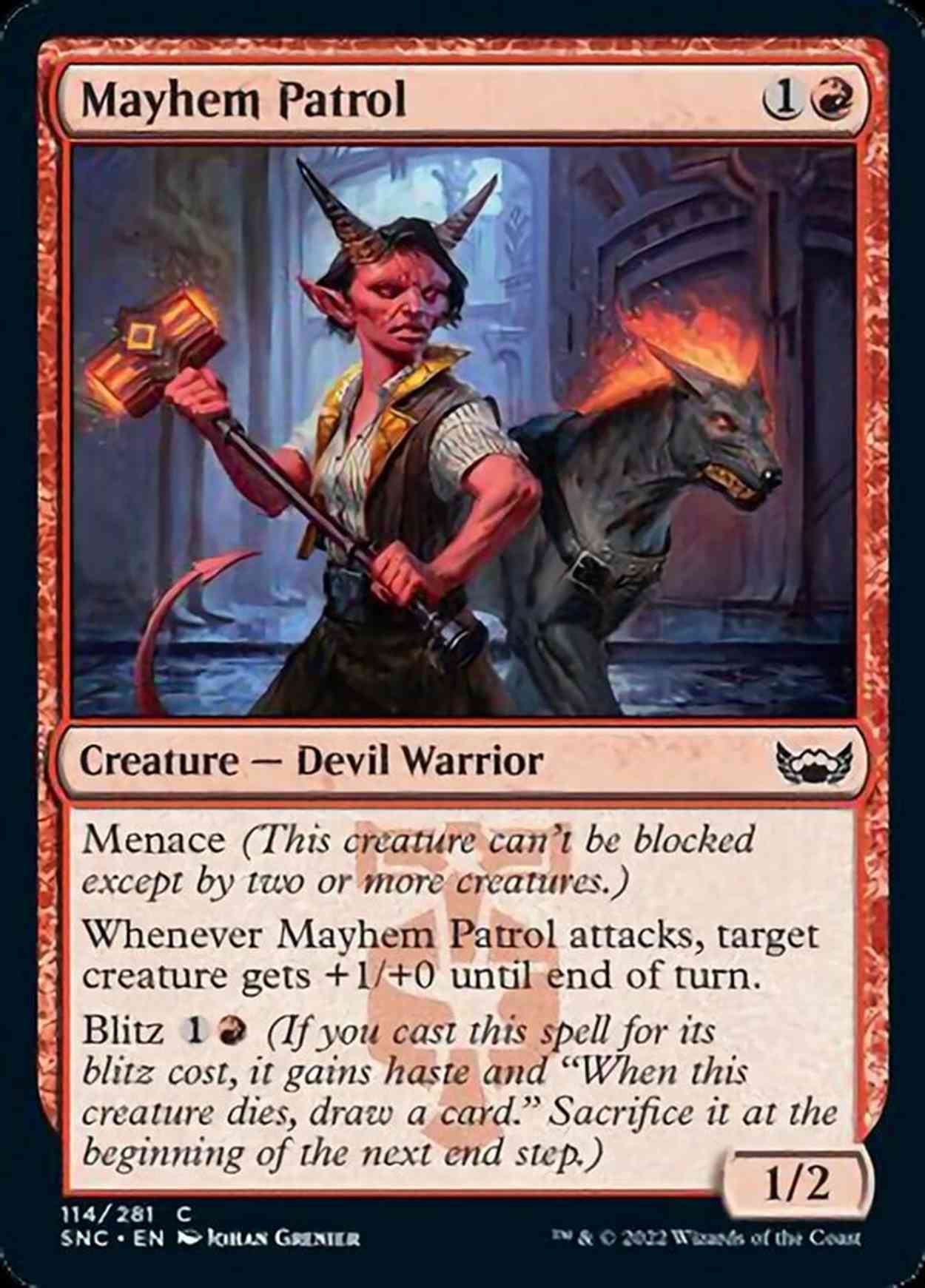 Mayhem Patrol magic card front