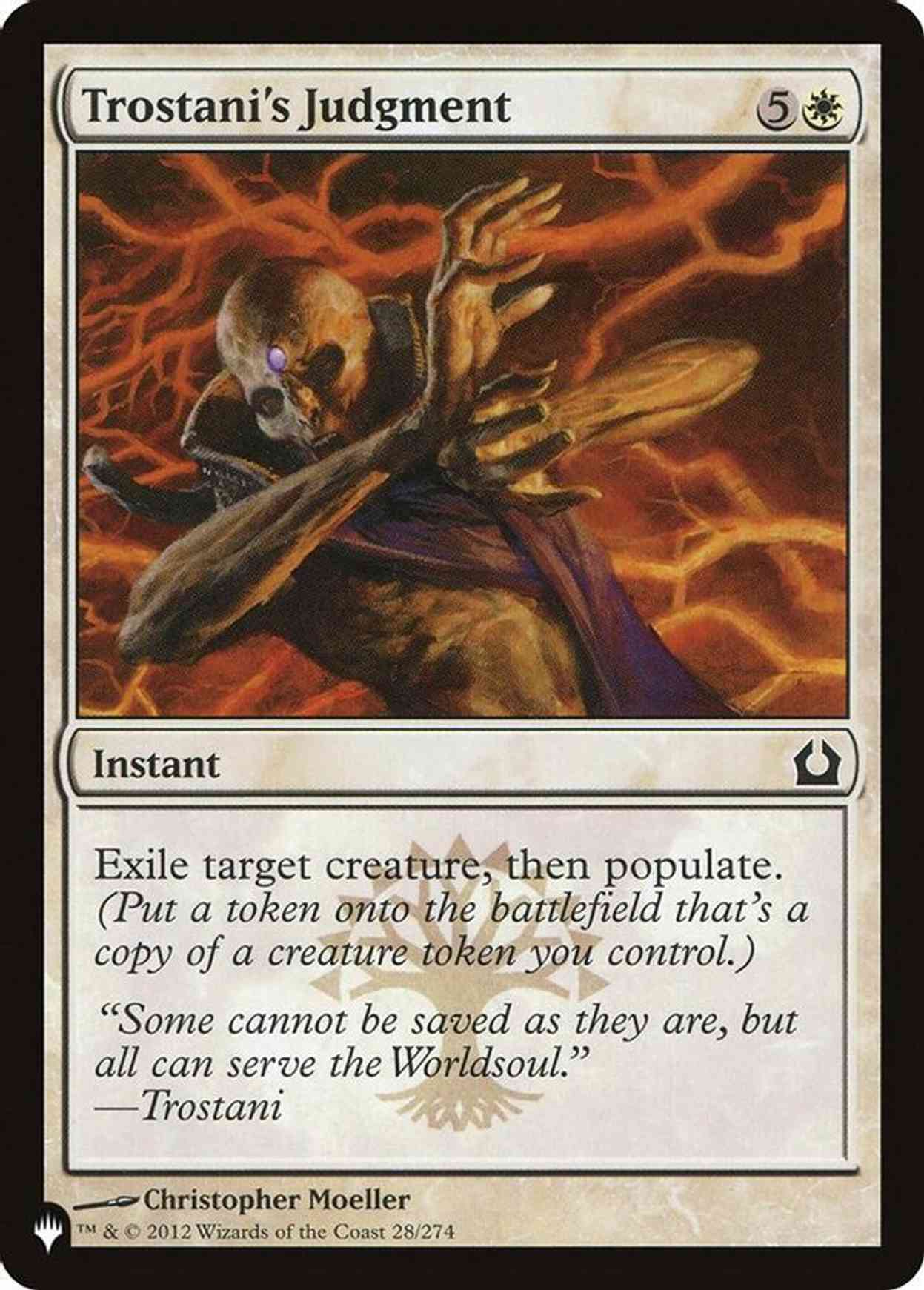 Trostani's Judgment magic card front