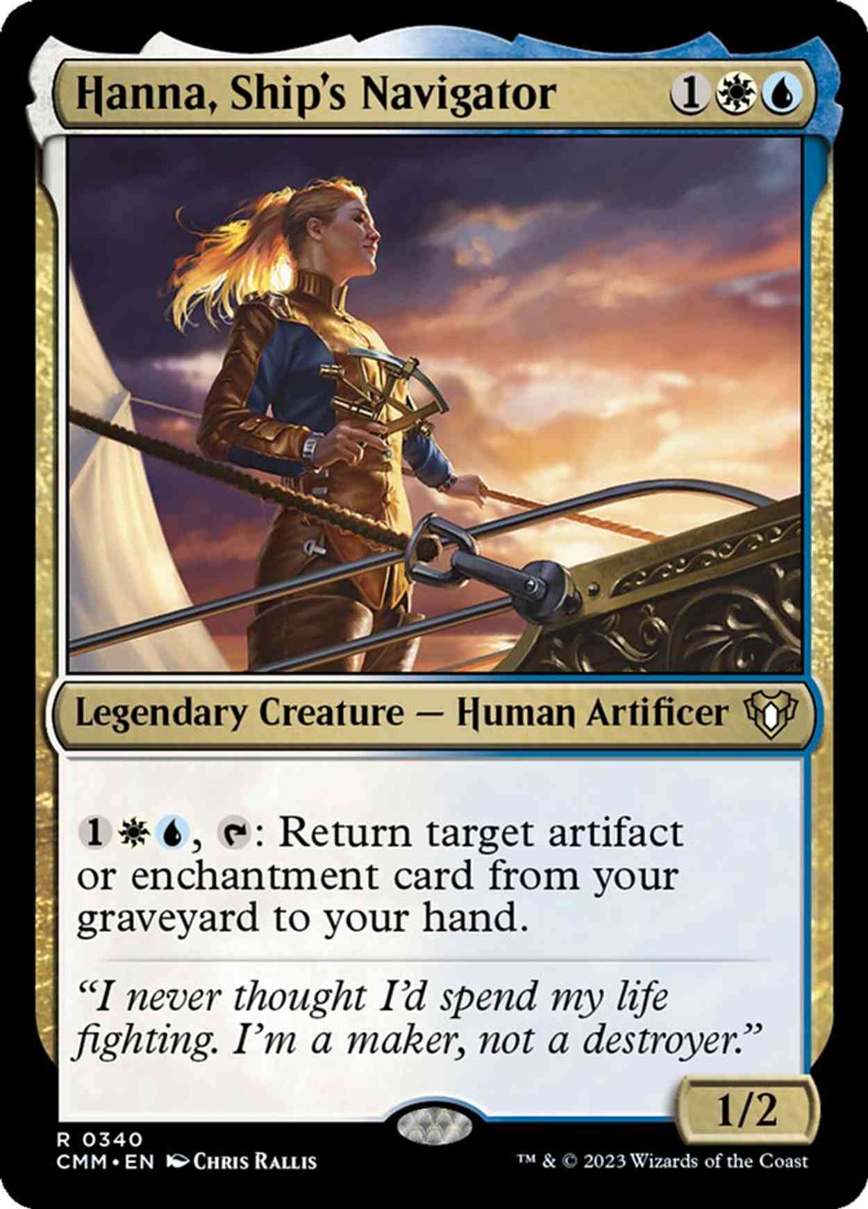 Hanna, Ship's Navigator magic card front