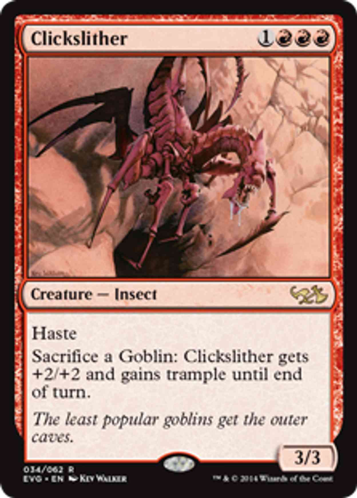 Clickslither magic card front