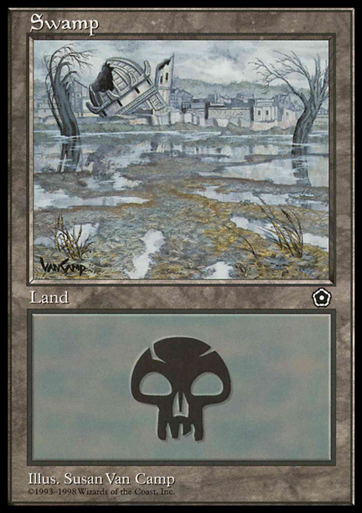 Swamp (165) magic card front