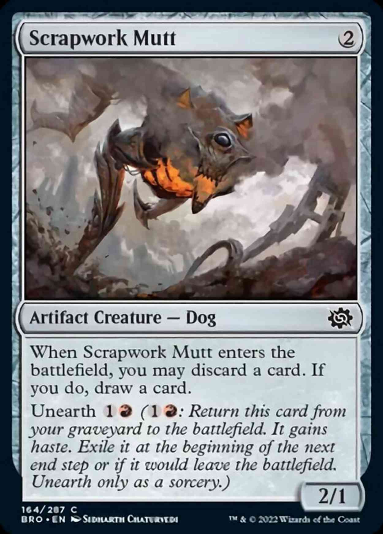 Scrapwork Mutt magic card front