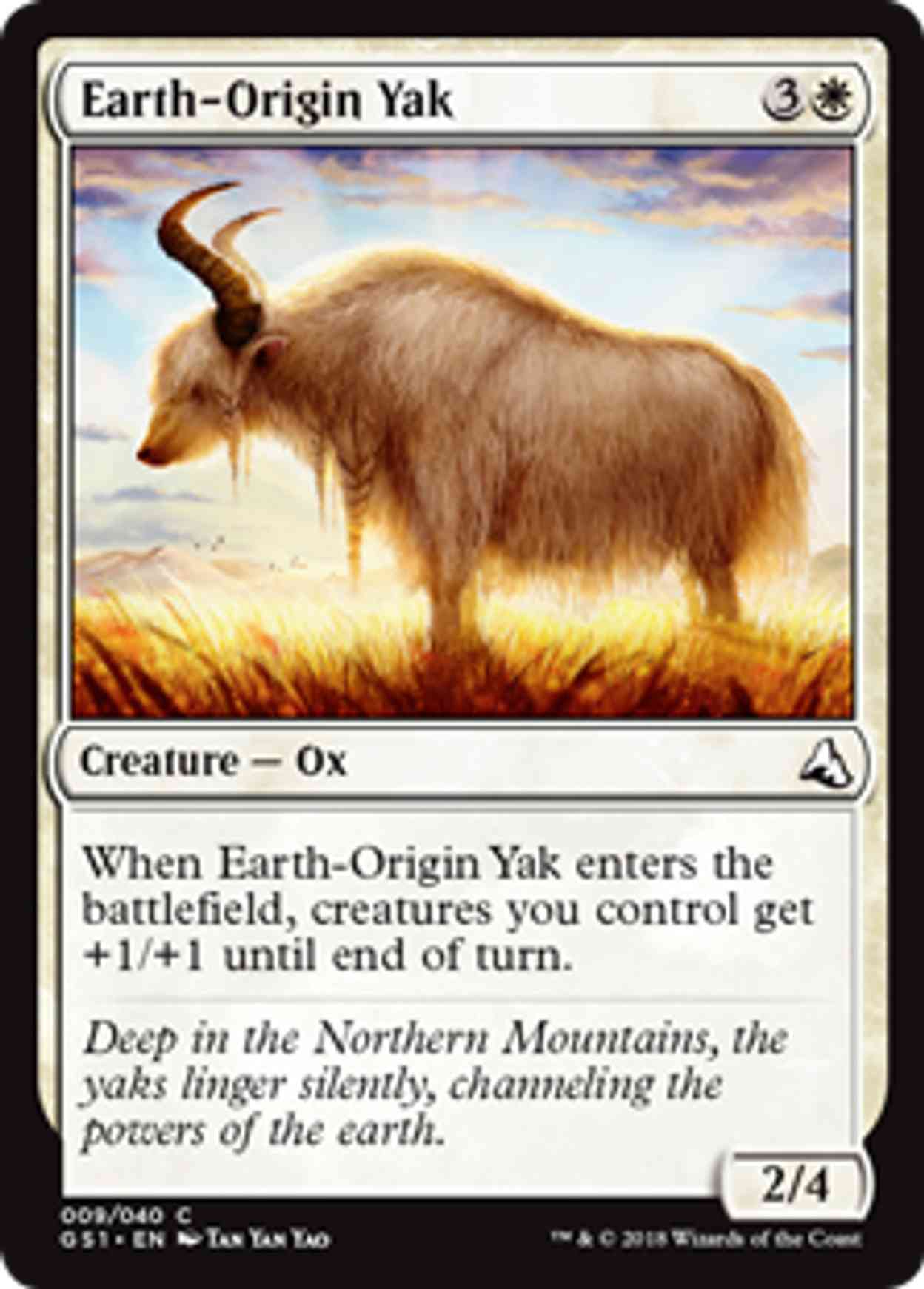 Earth-Origin Yak magic card front