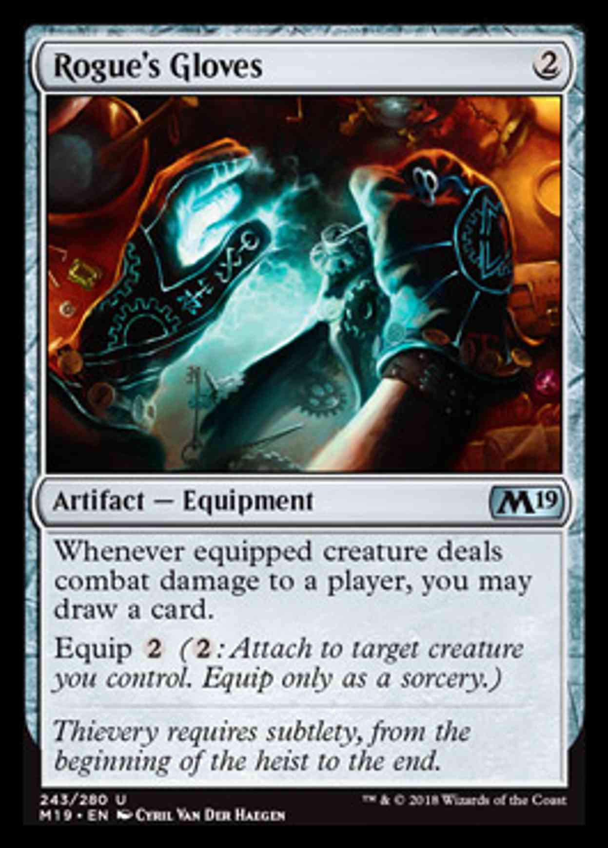 Rogue's Gloves magic card front