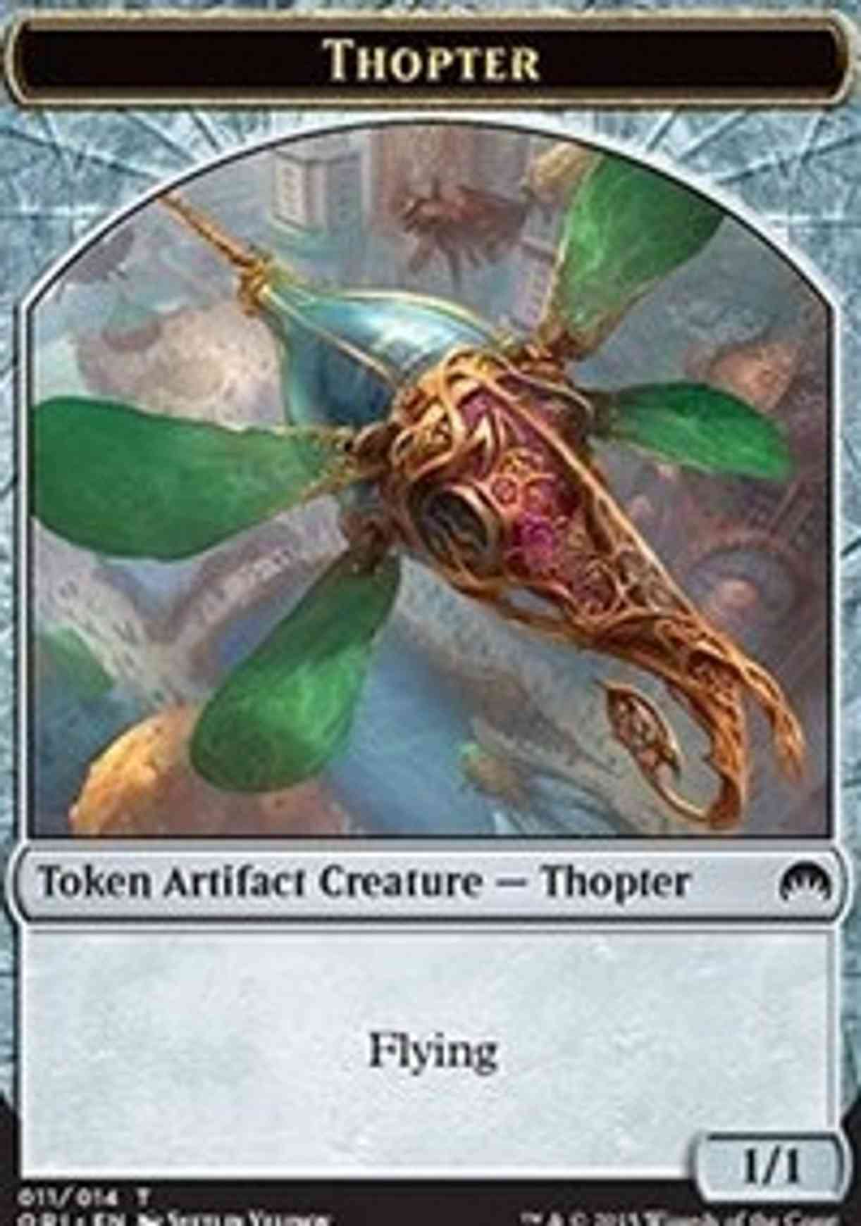 Thopter Token (Velinov) magic card front