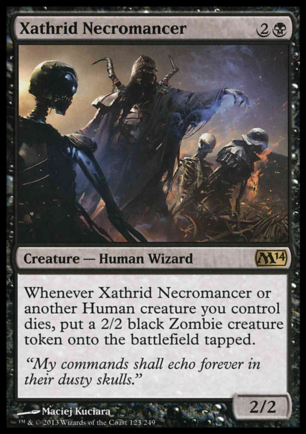 Xathrid Necromancer magic card front