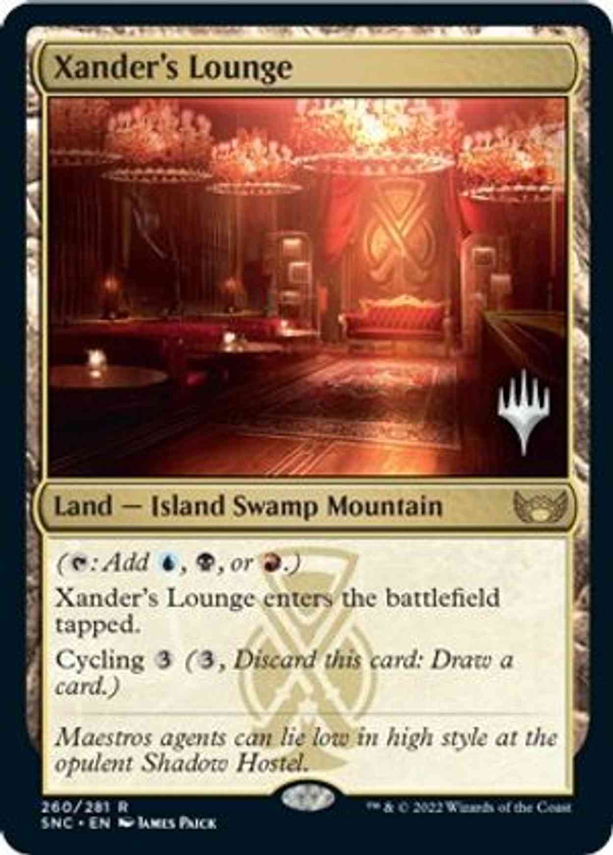 Xander's Lounge magic card front