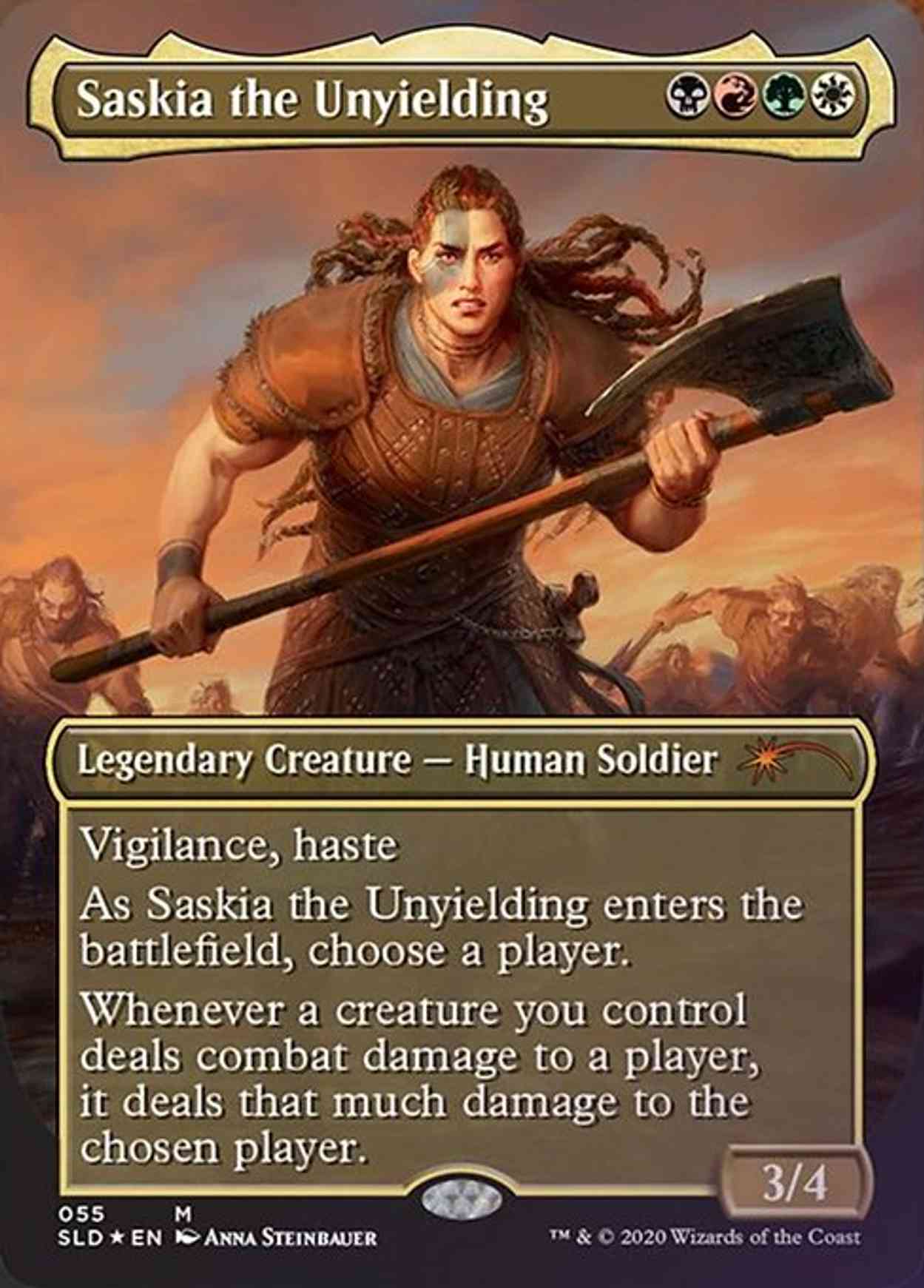 Saskia the Unyielding magic card front