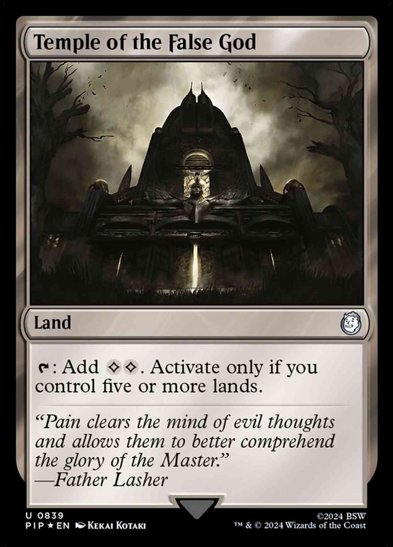 Temple of the False God (Surge Foil) magic card front