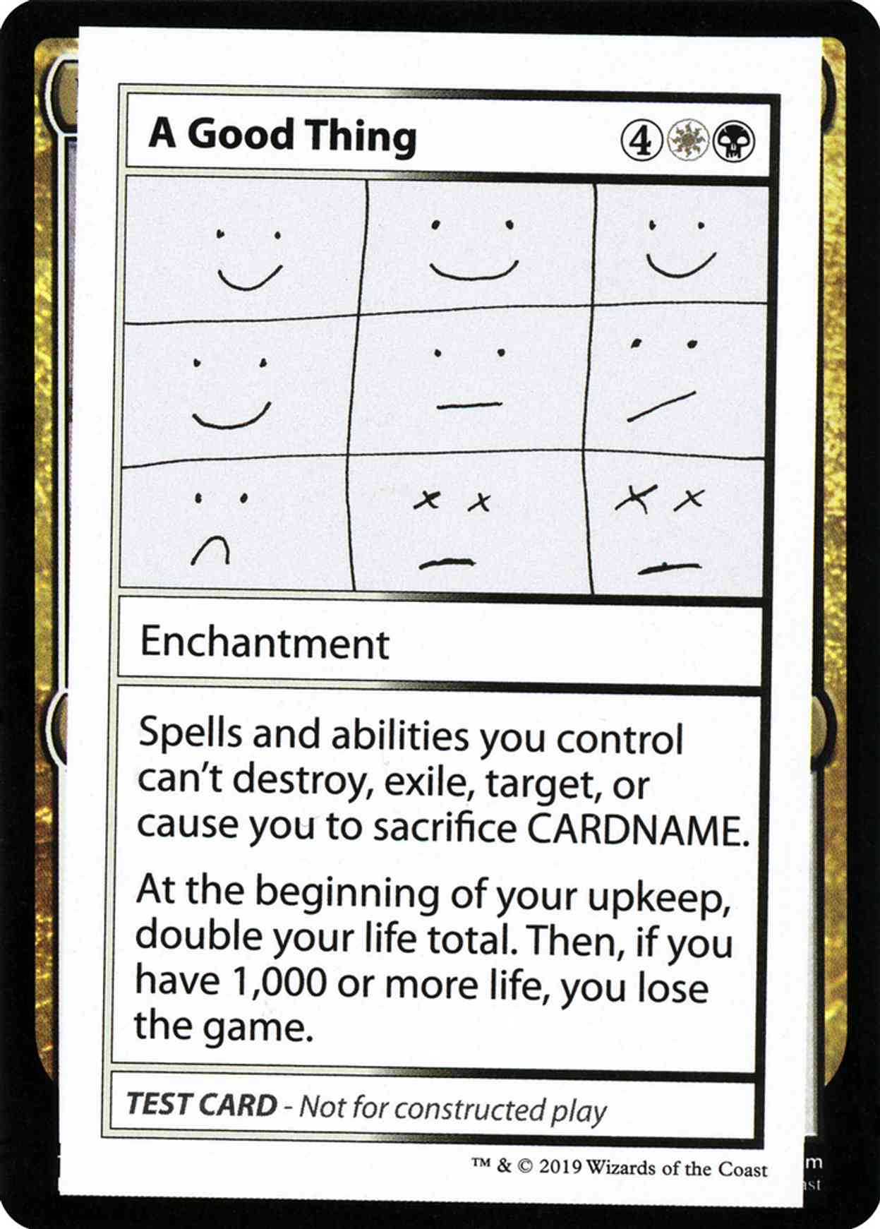 A Good Thing (No PW Symbol) magic card front