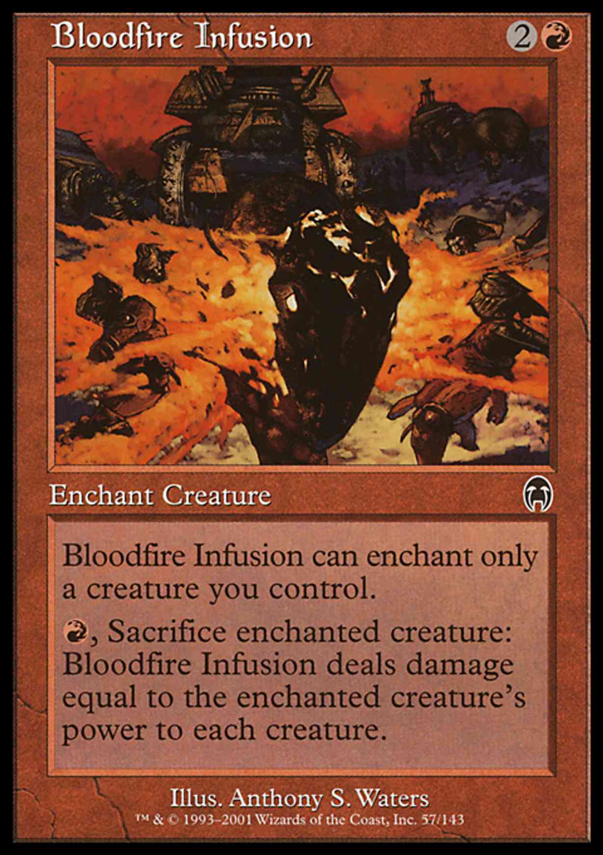 Bloodfire Infusion magic card front