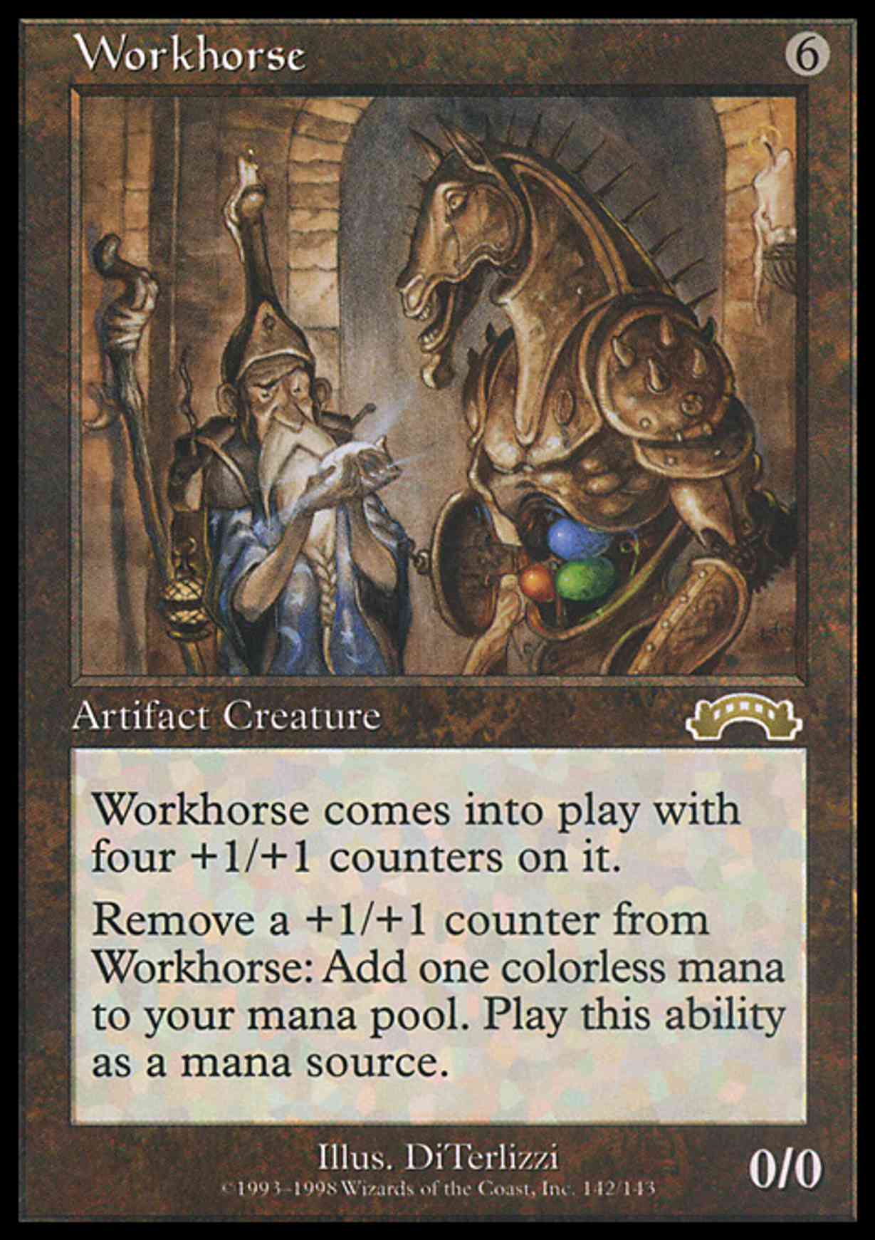 Workhorse magic card front