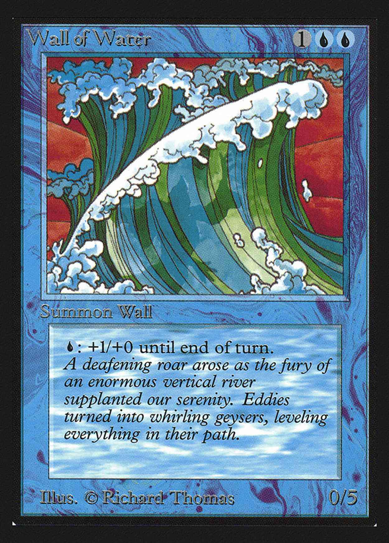 Wall of Water (CE) magic card front