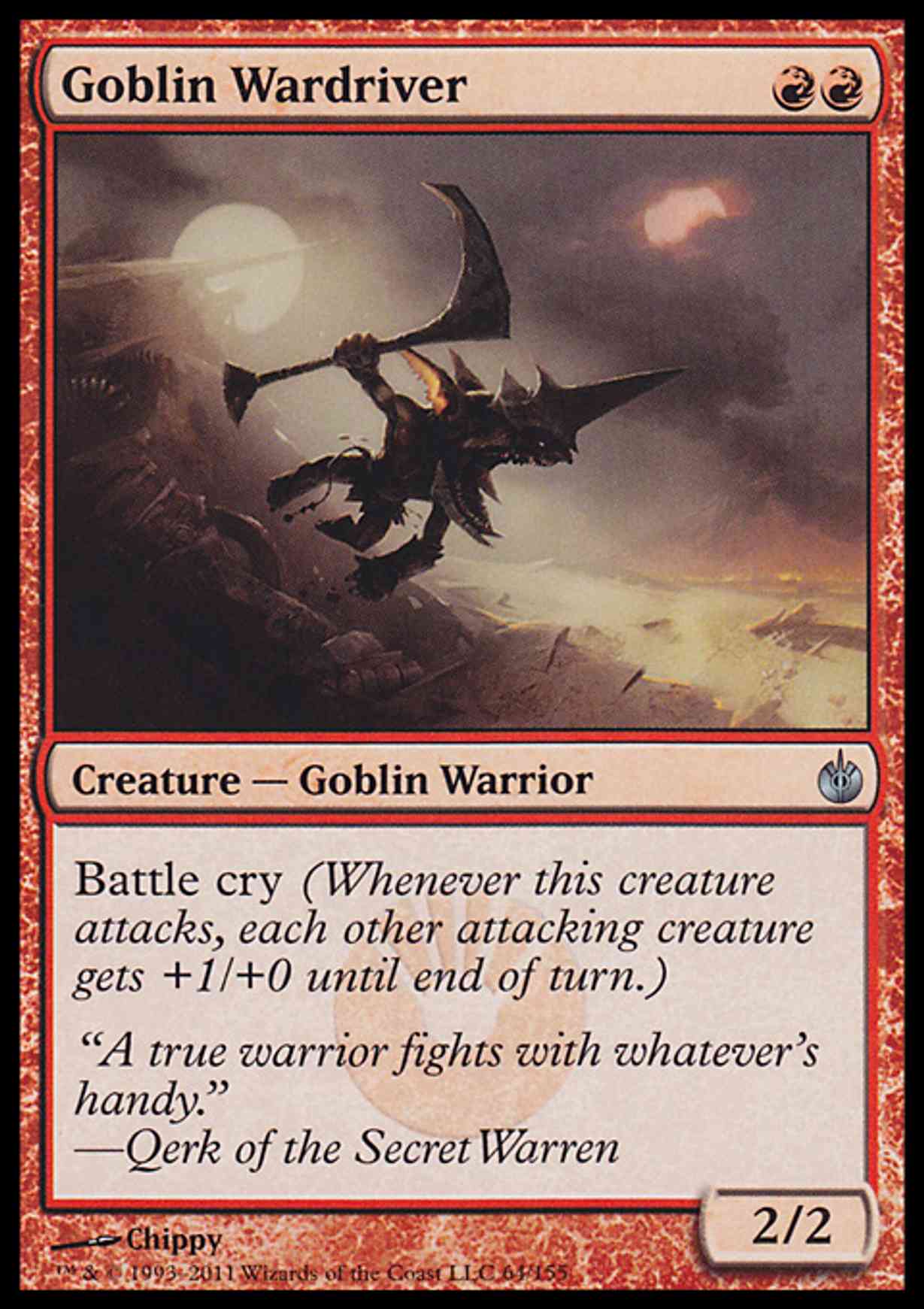 Goblin Wardriver magic card front