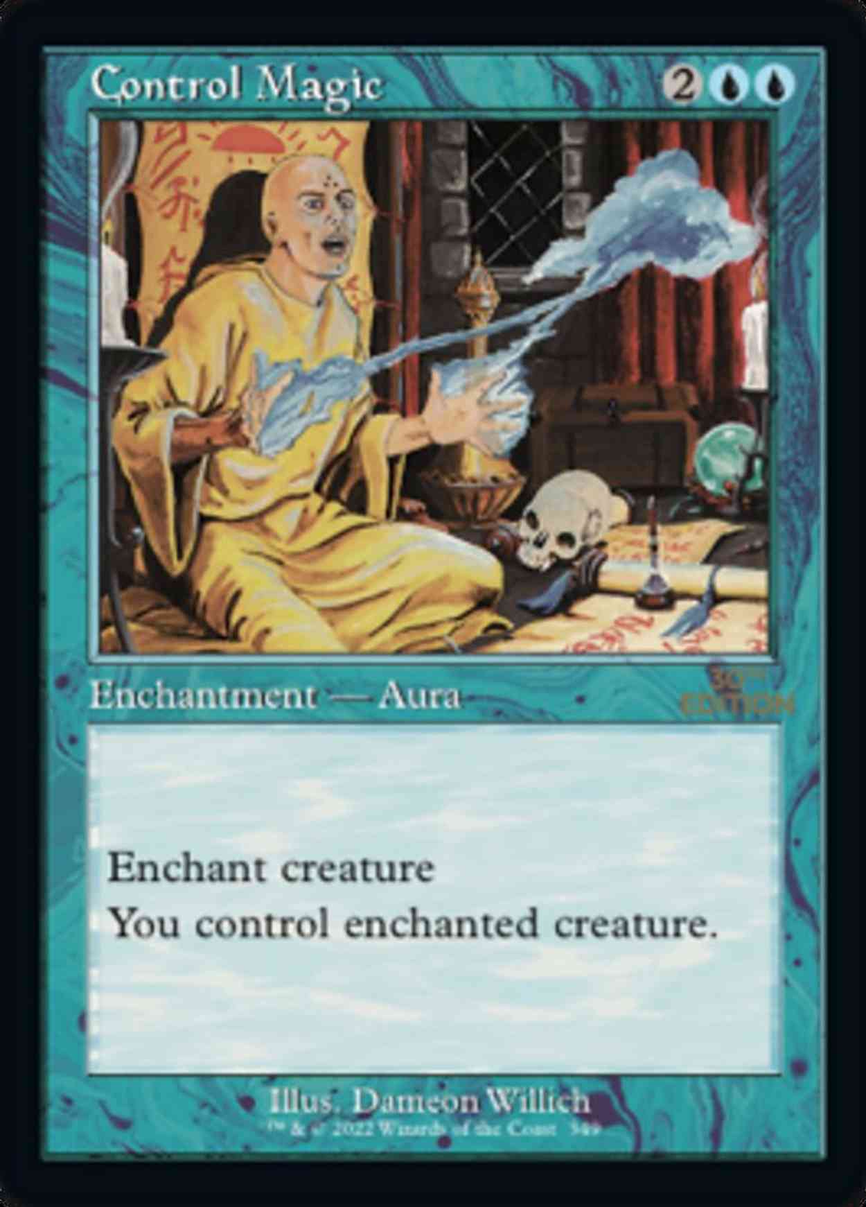 Control Magic (Retro Frame) magic card front