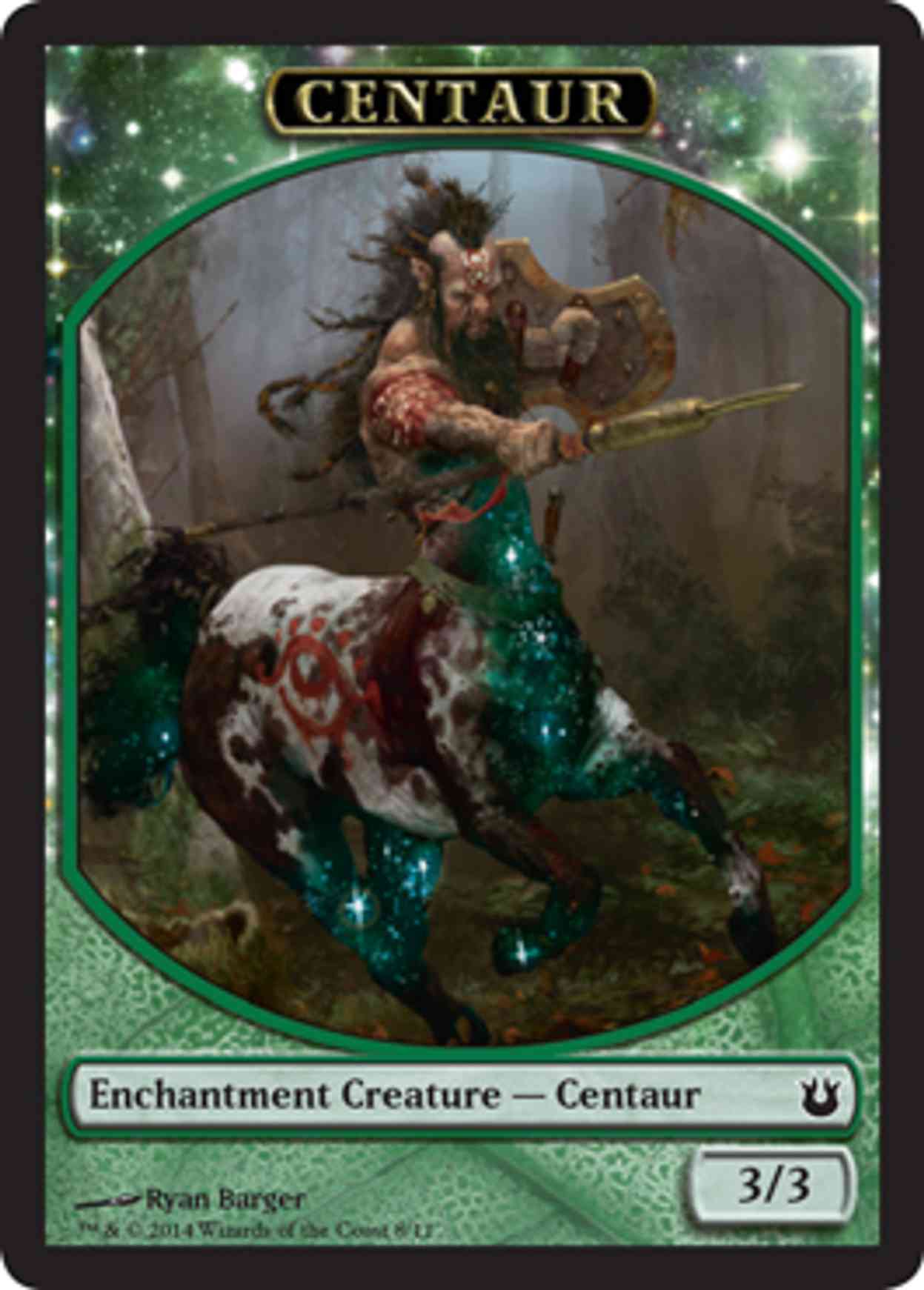 Centaur Token magic card front