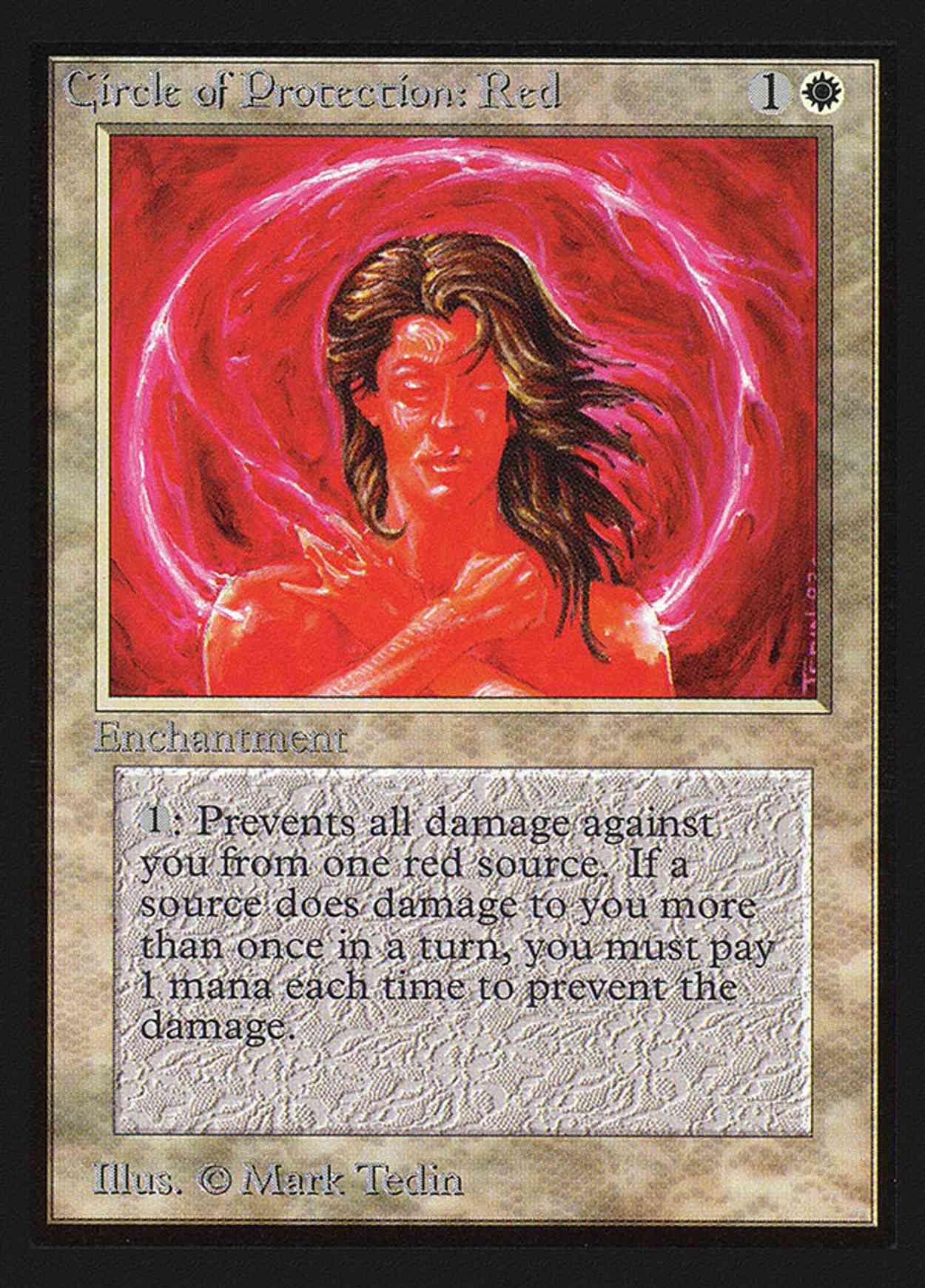 Circle of Protection: Red (IE) magic card front