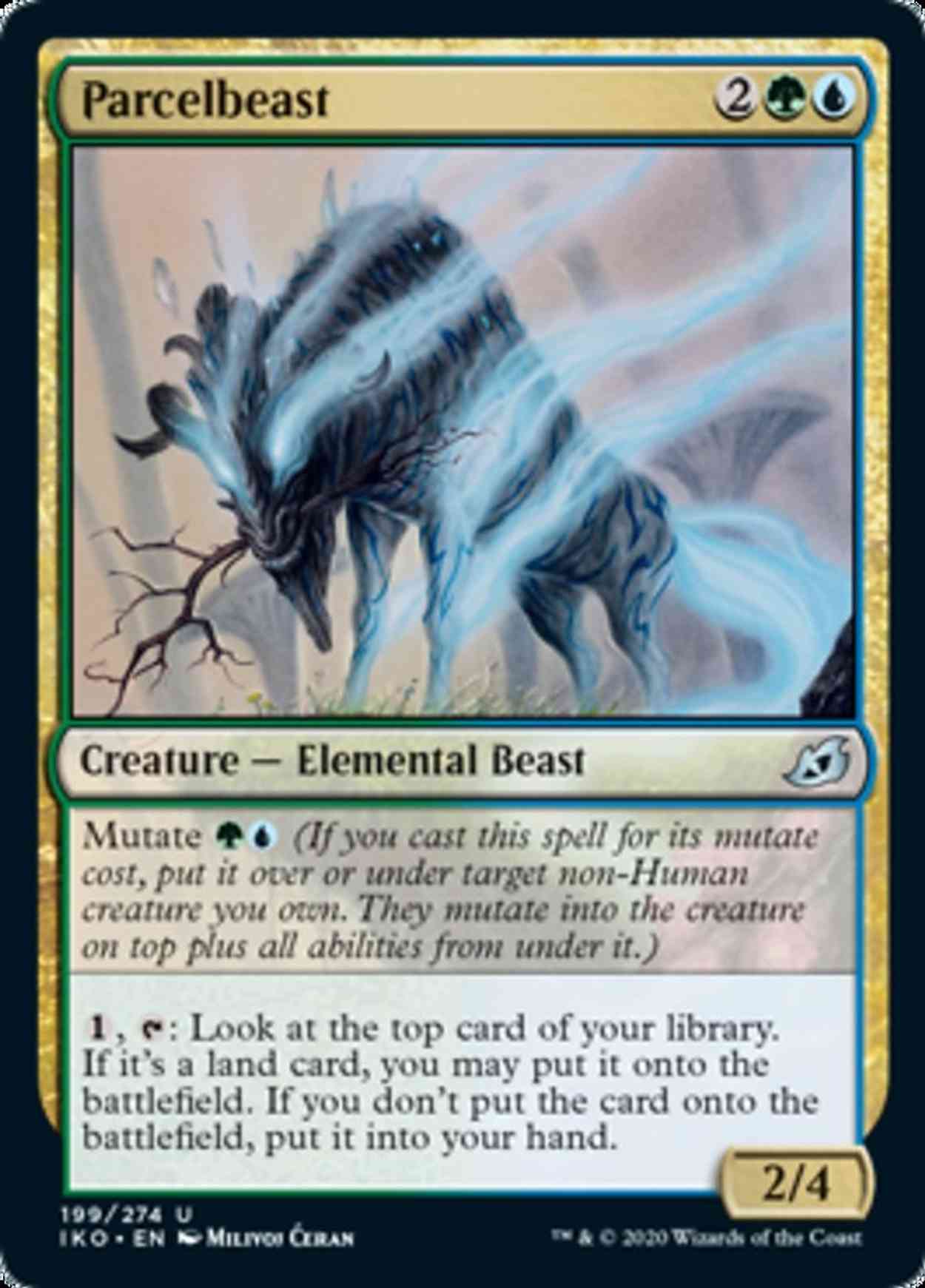 Parcelbeast magic card front
