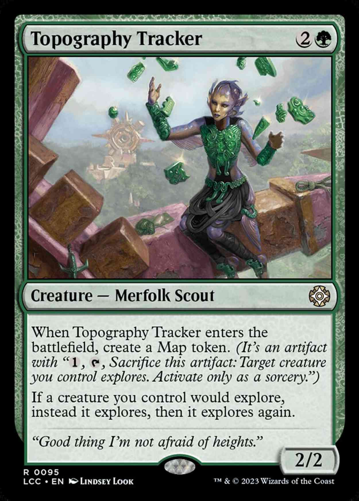 Topography Tracker magic card front