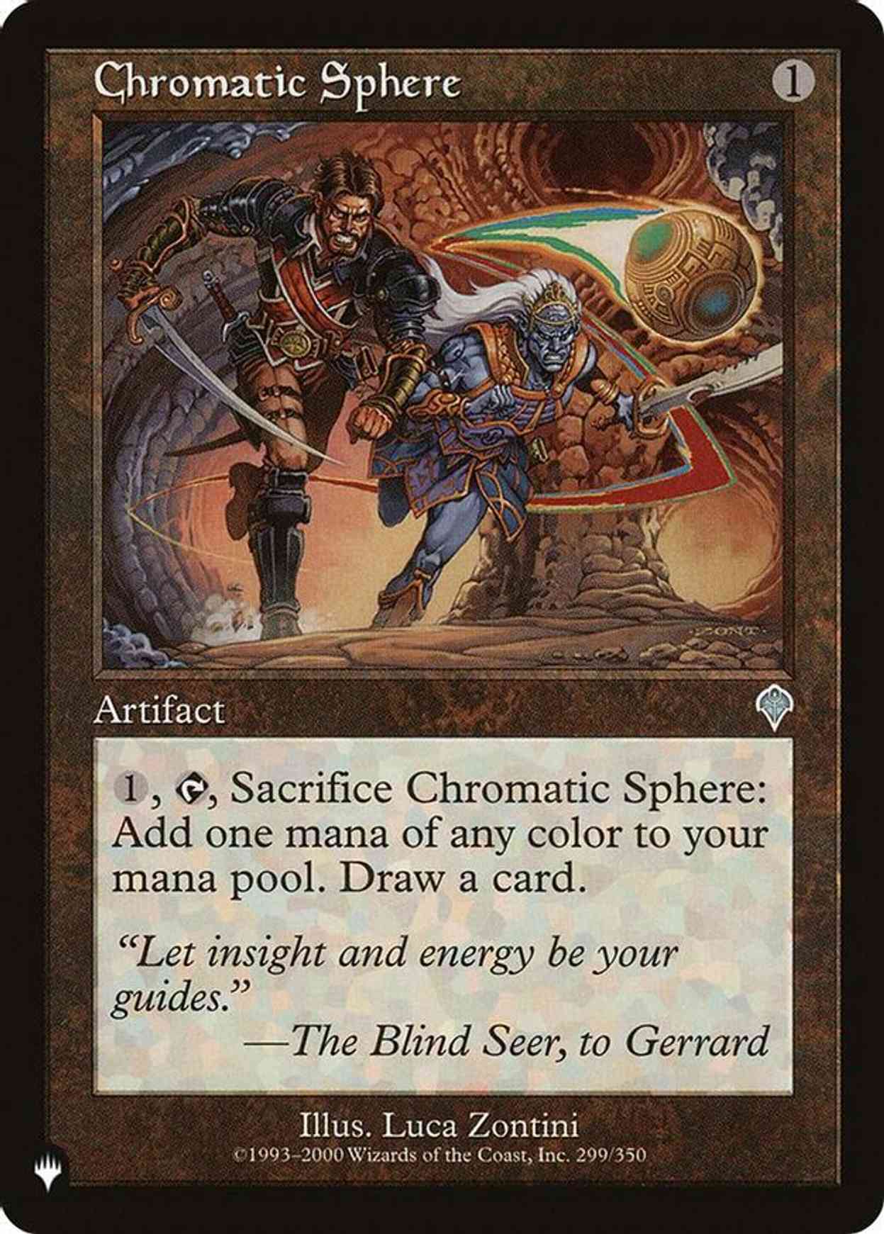 Chromatic Sphere magic card front