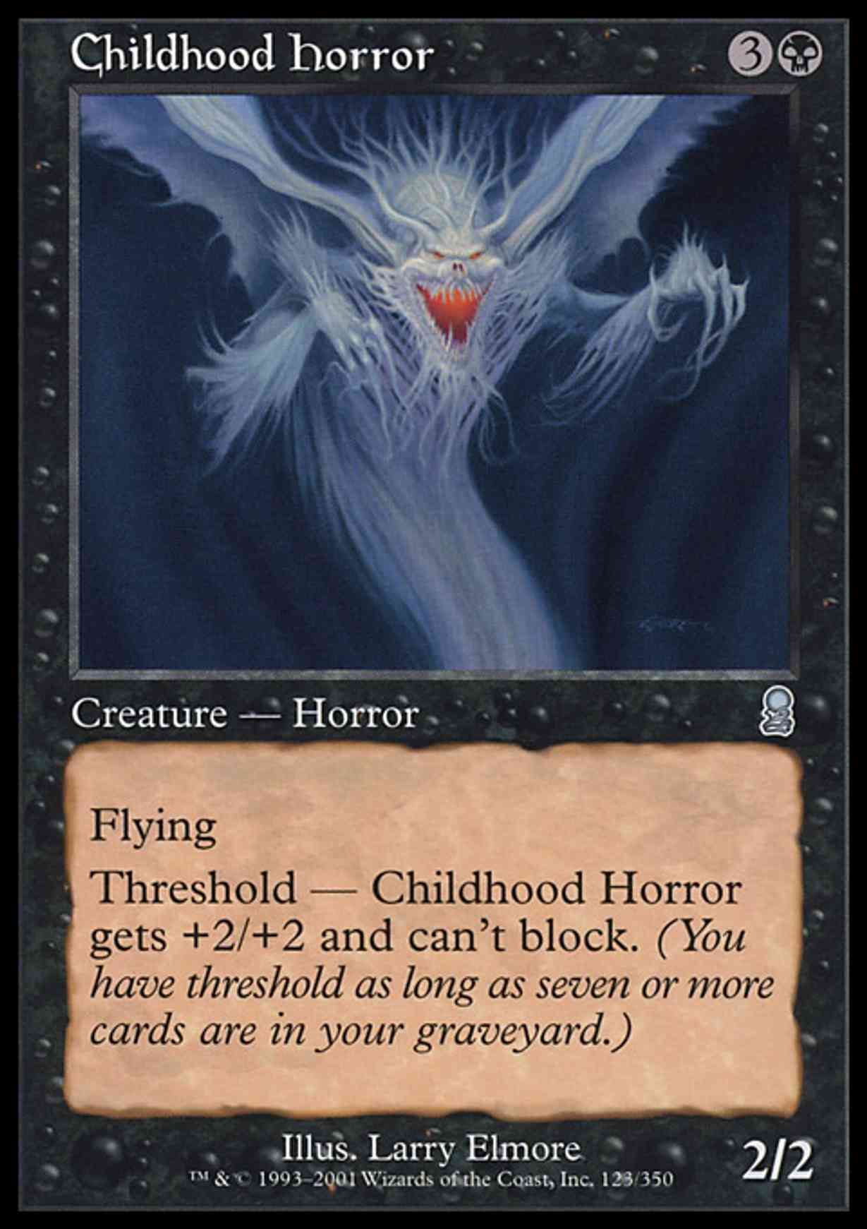 Childhood Horror magic card front