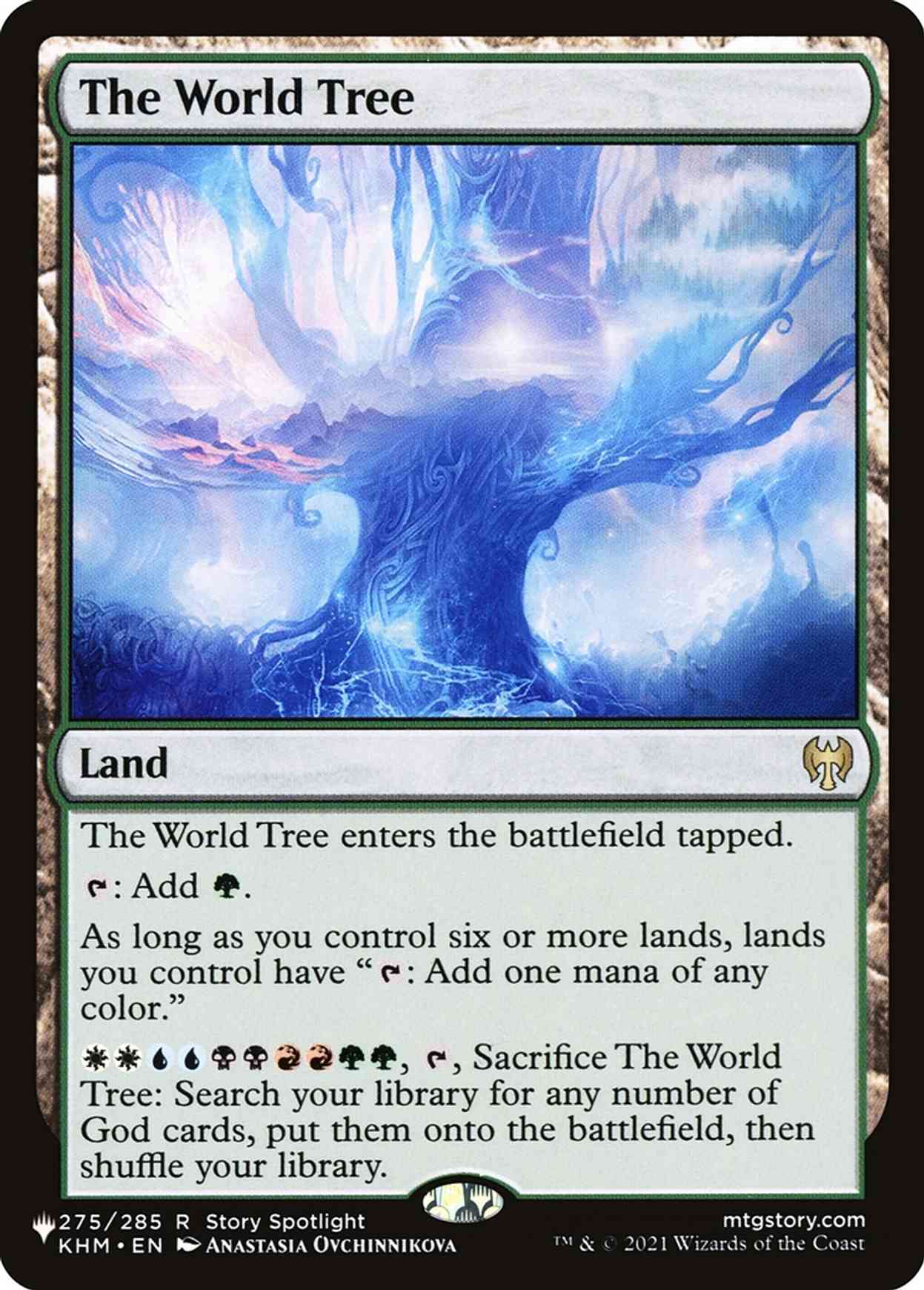 The World Tree magic card front