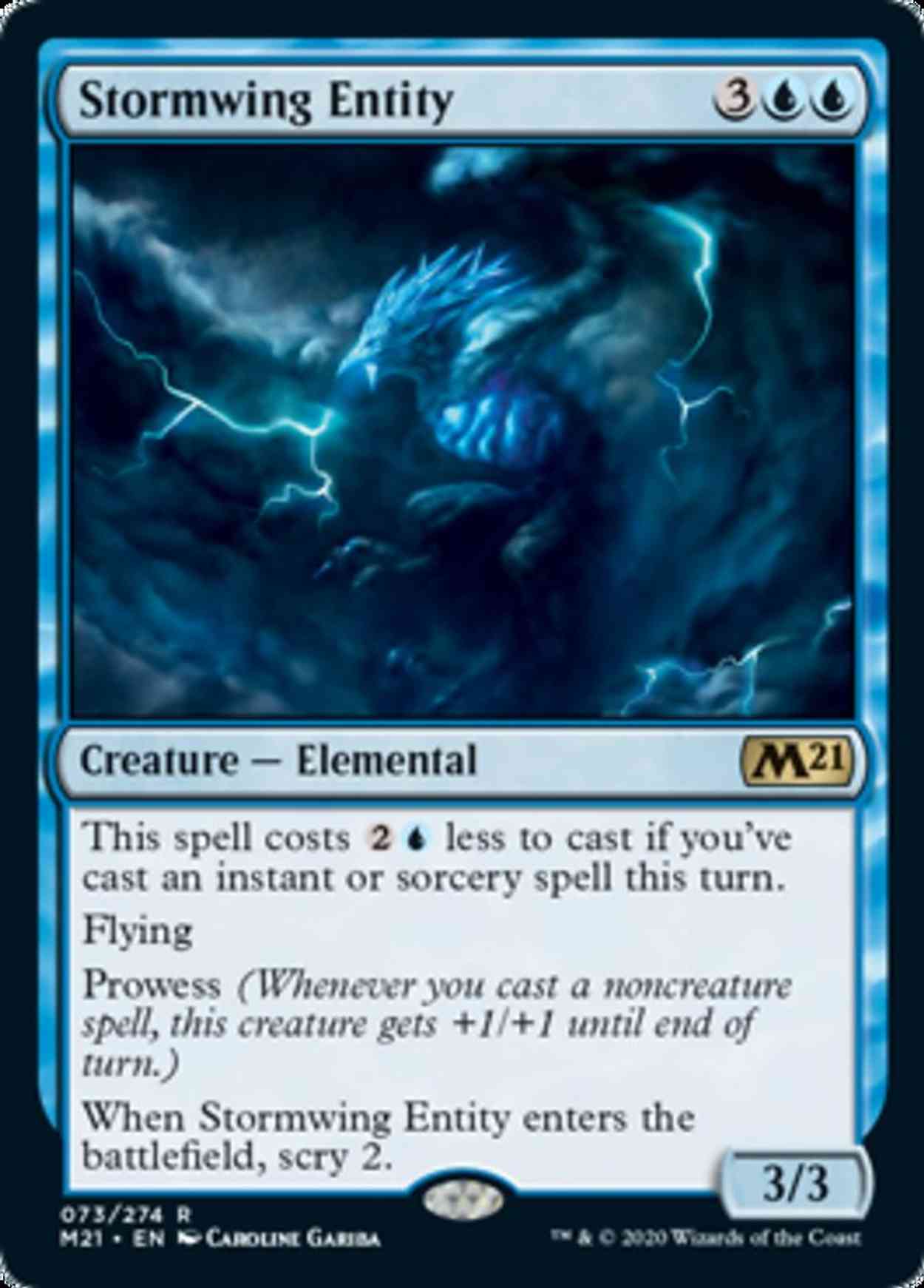 Stormwing Entity magic card front