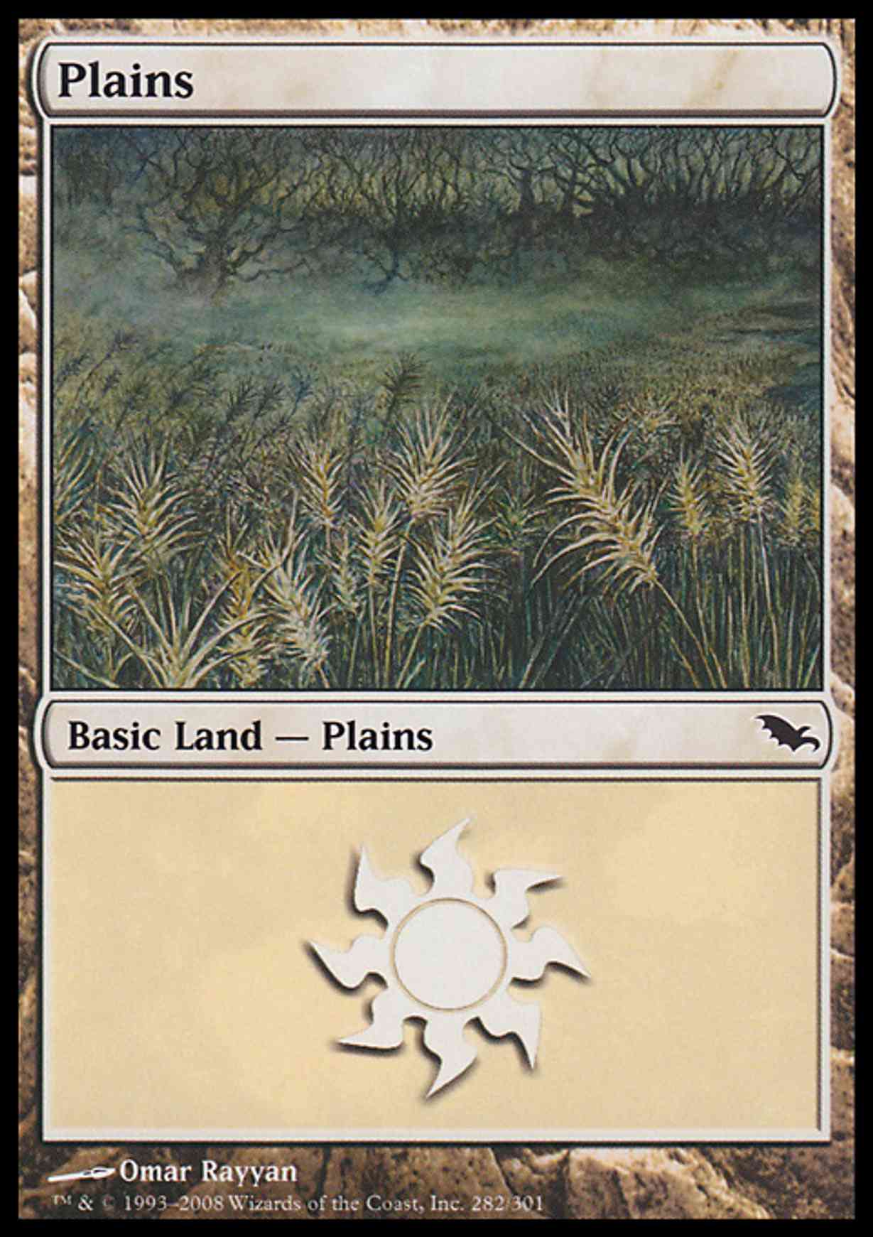 Plains (282) magic card front