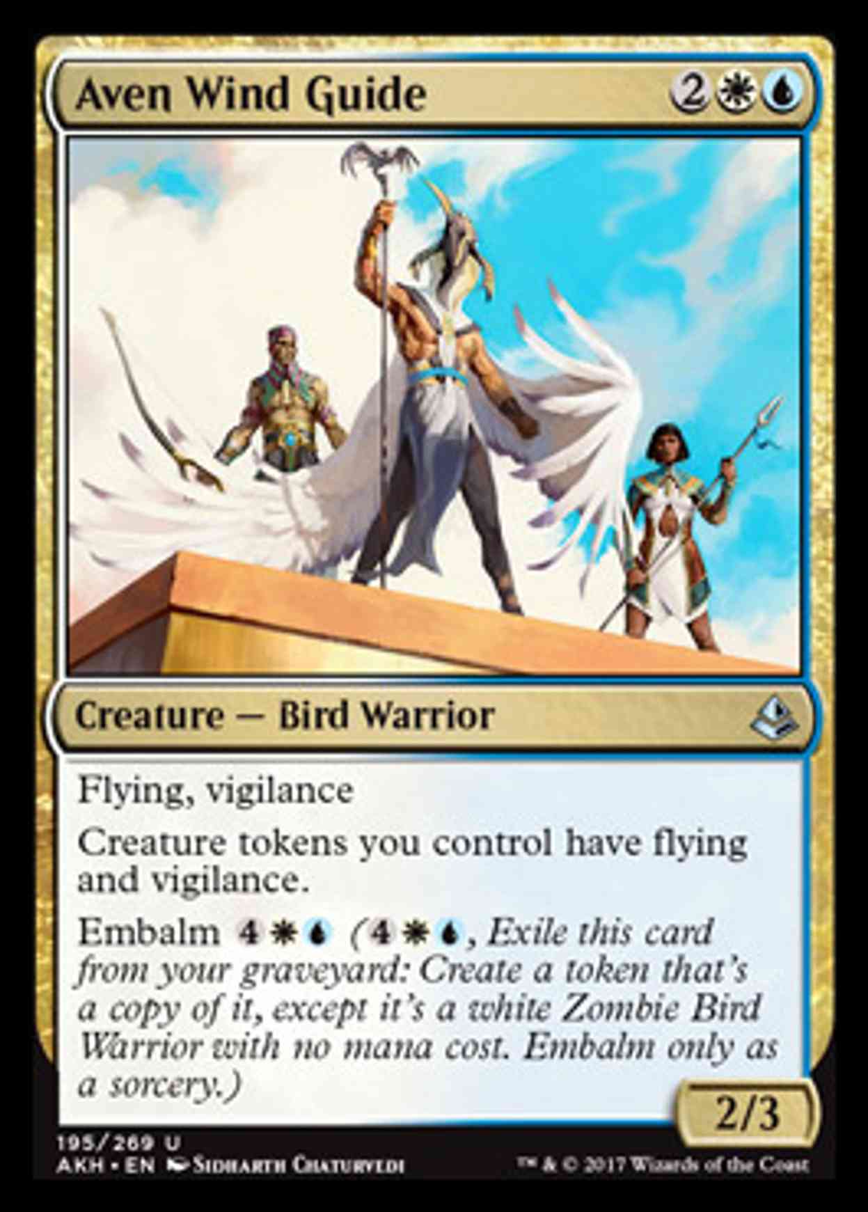 Aven Wind Guide magic card front