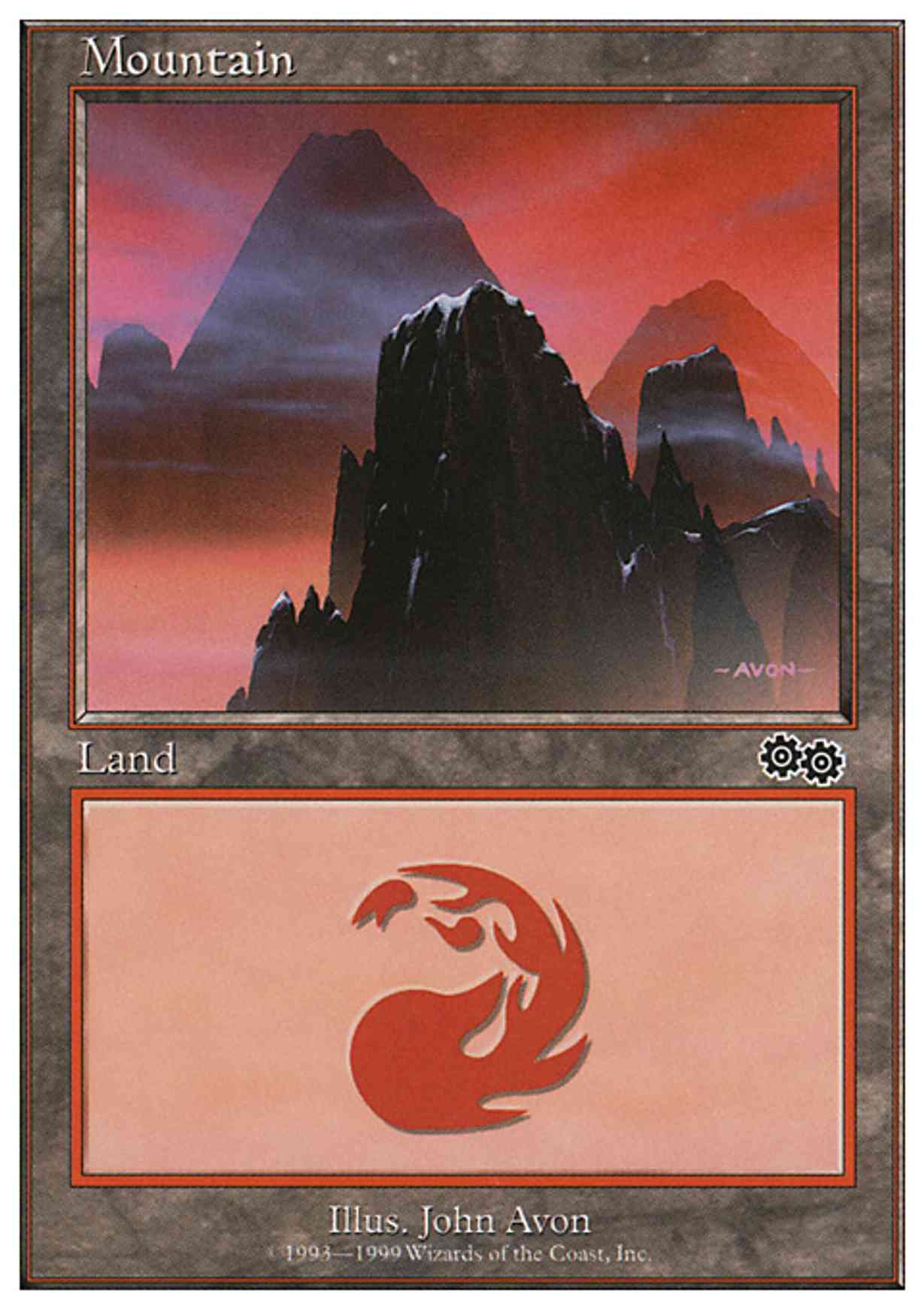 Mountain (122) magic card front