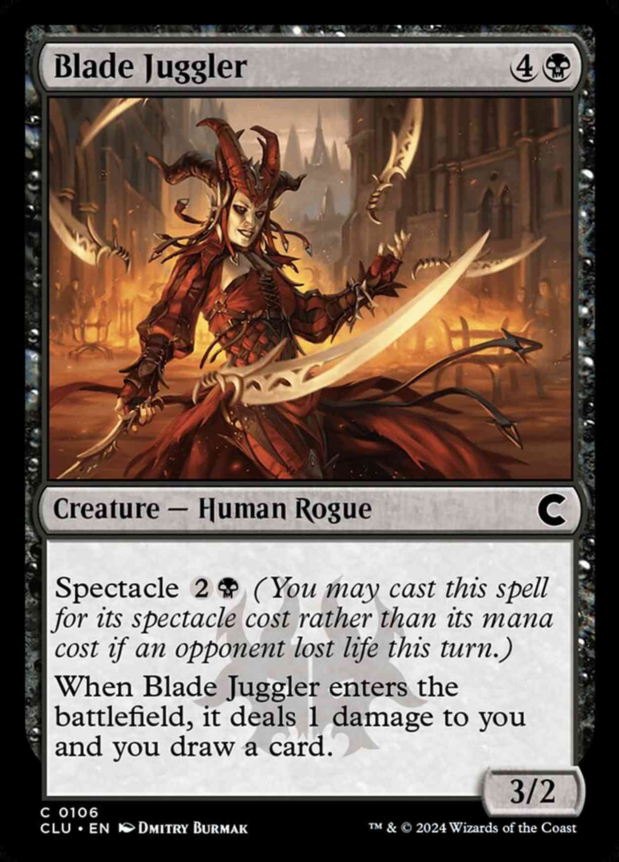 Blade Juggler magic card front