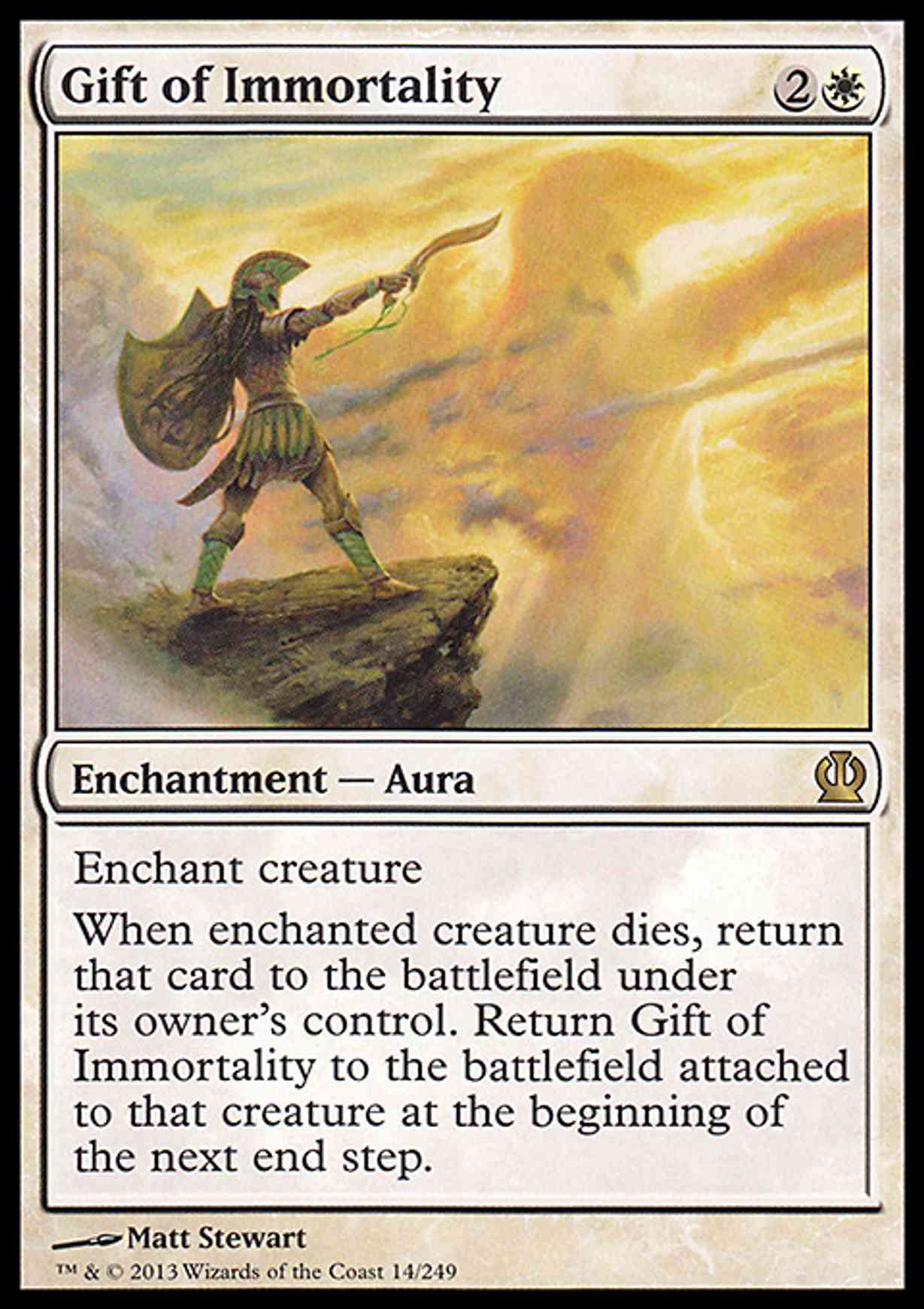 Gift of Immortality magic card front