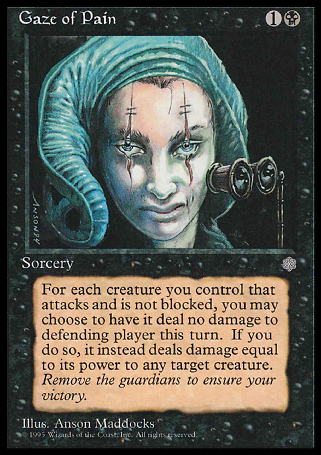Gaze of Pain magic card front