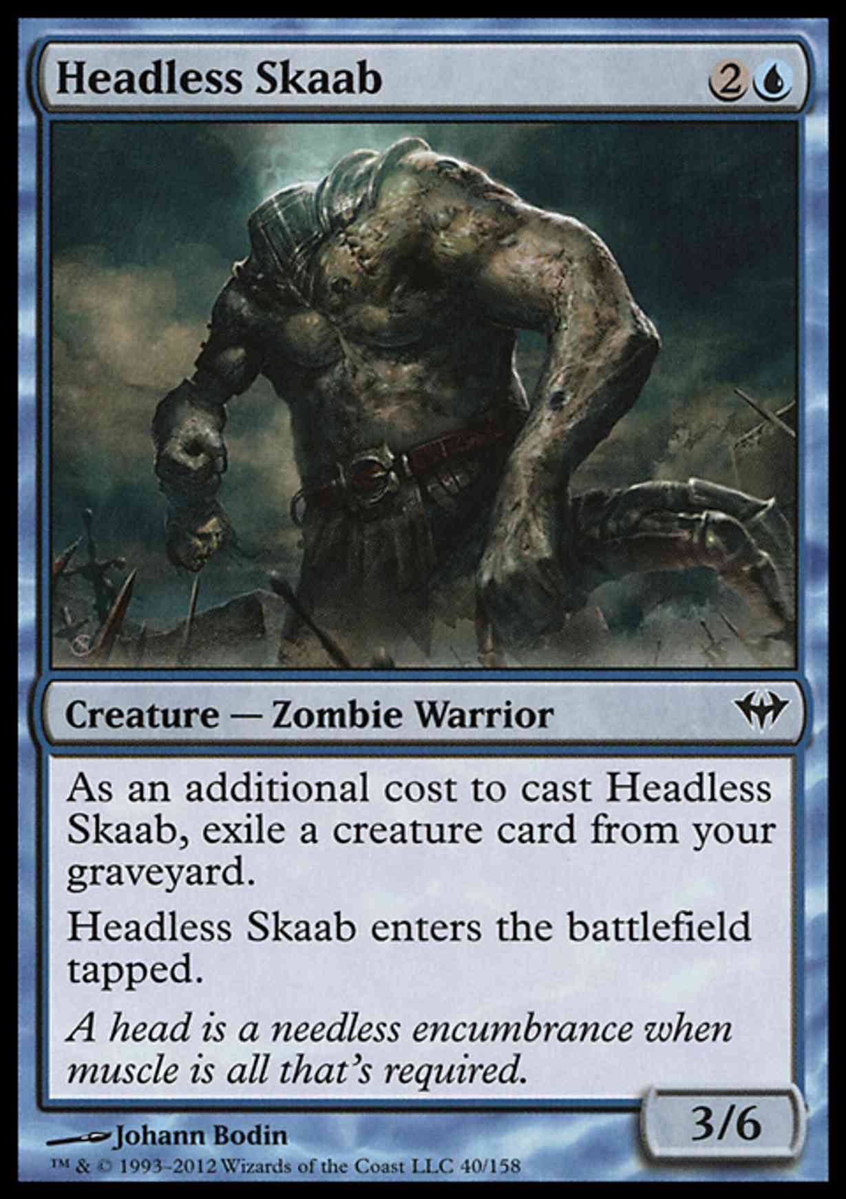 Headless Skaab magic card front