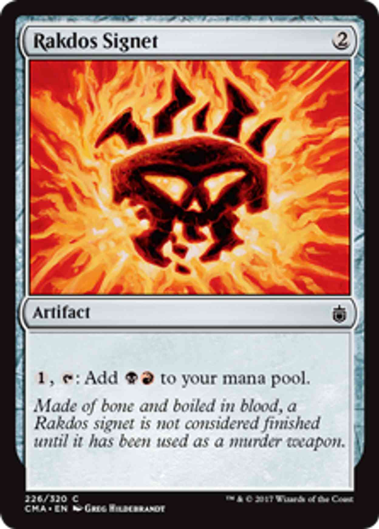 Rakdos Signet magic card front