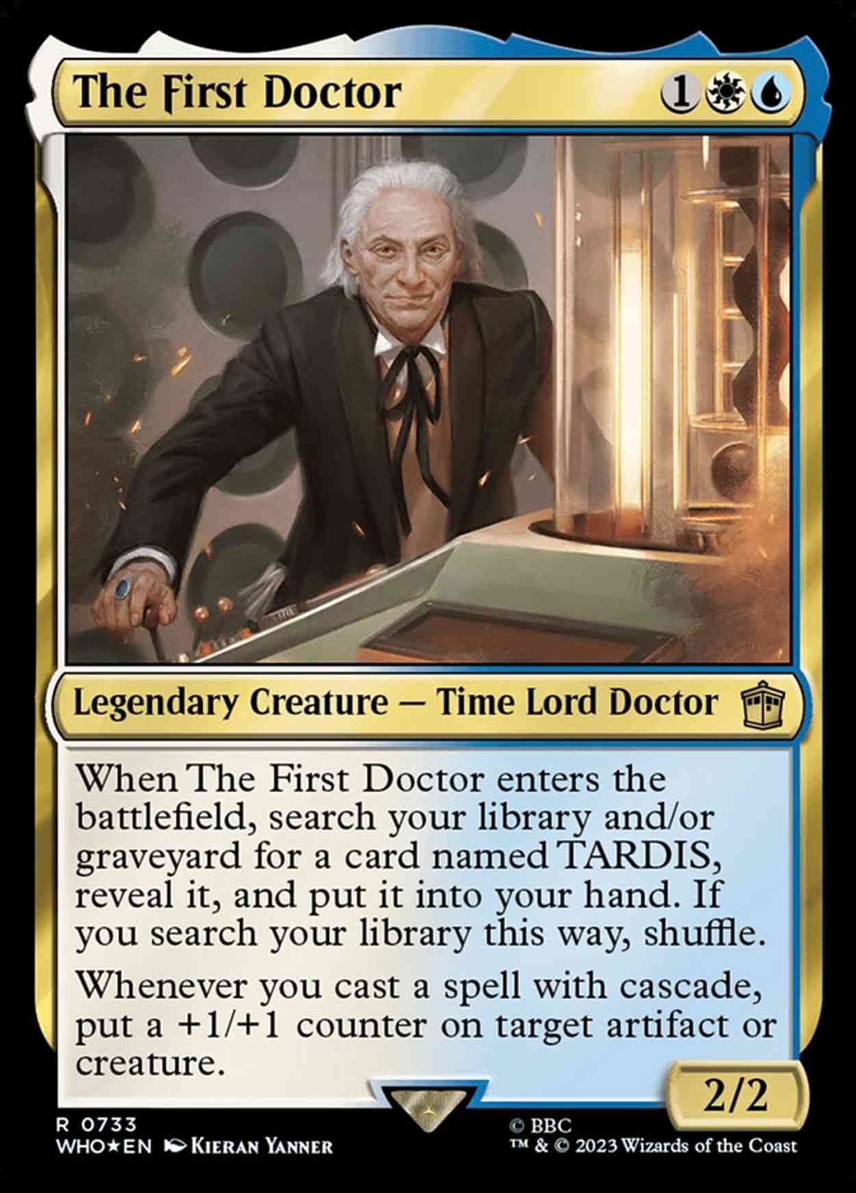 The First Doctor (Surge Foil) magic card front