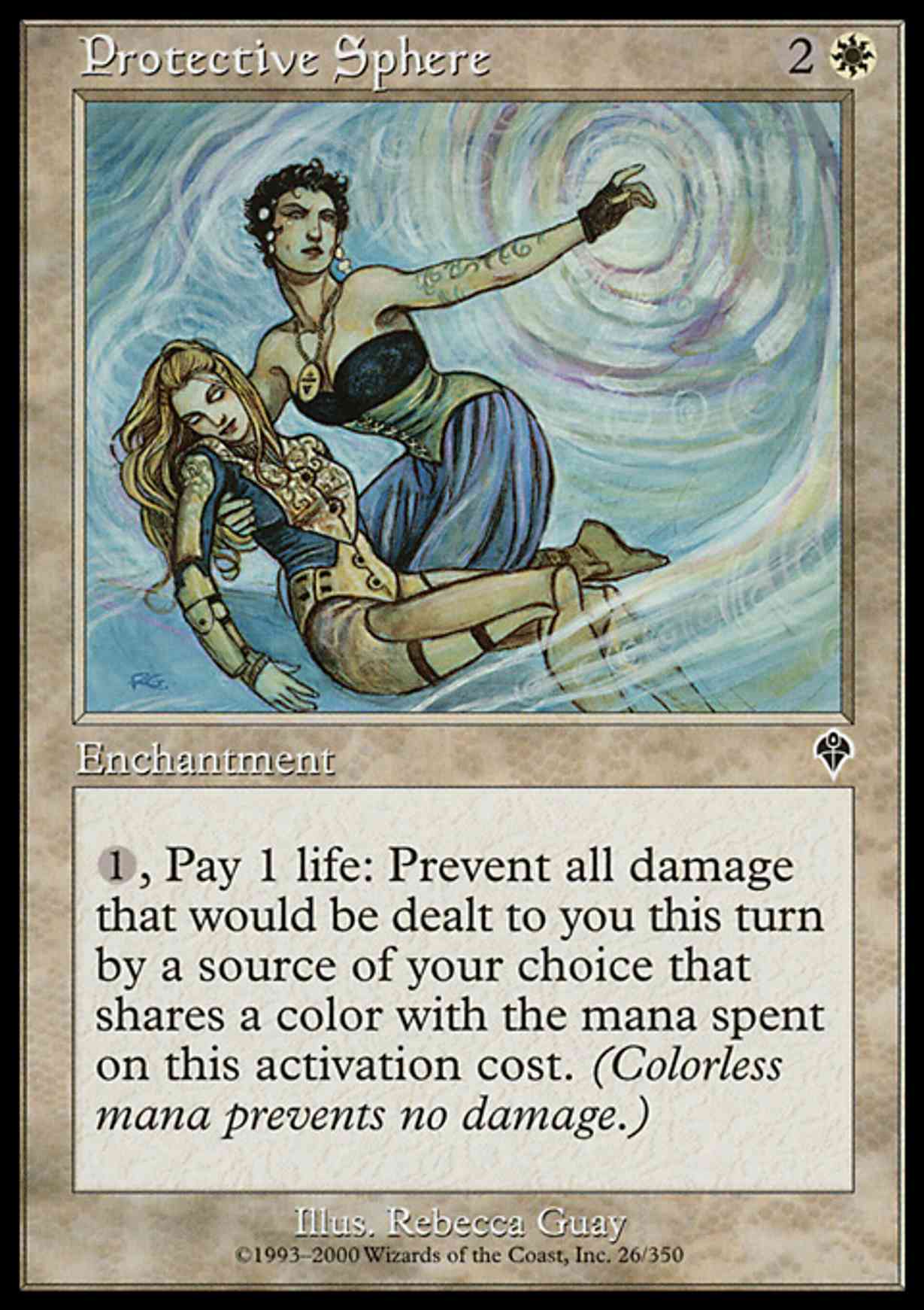 Protective Sphere magic card front