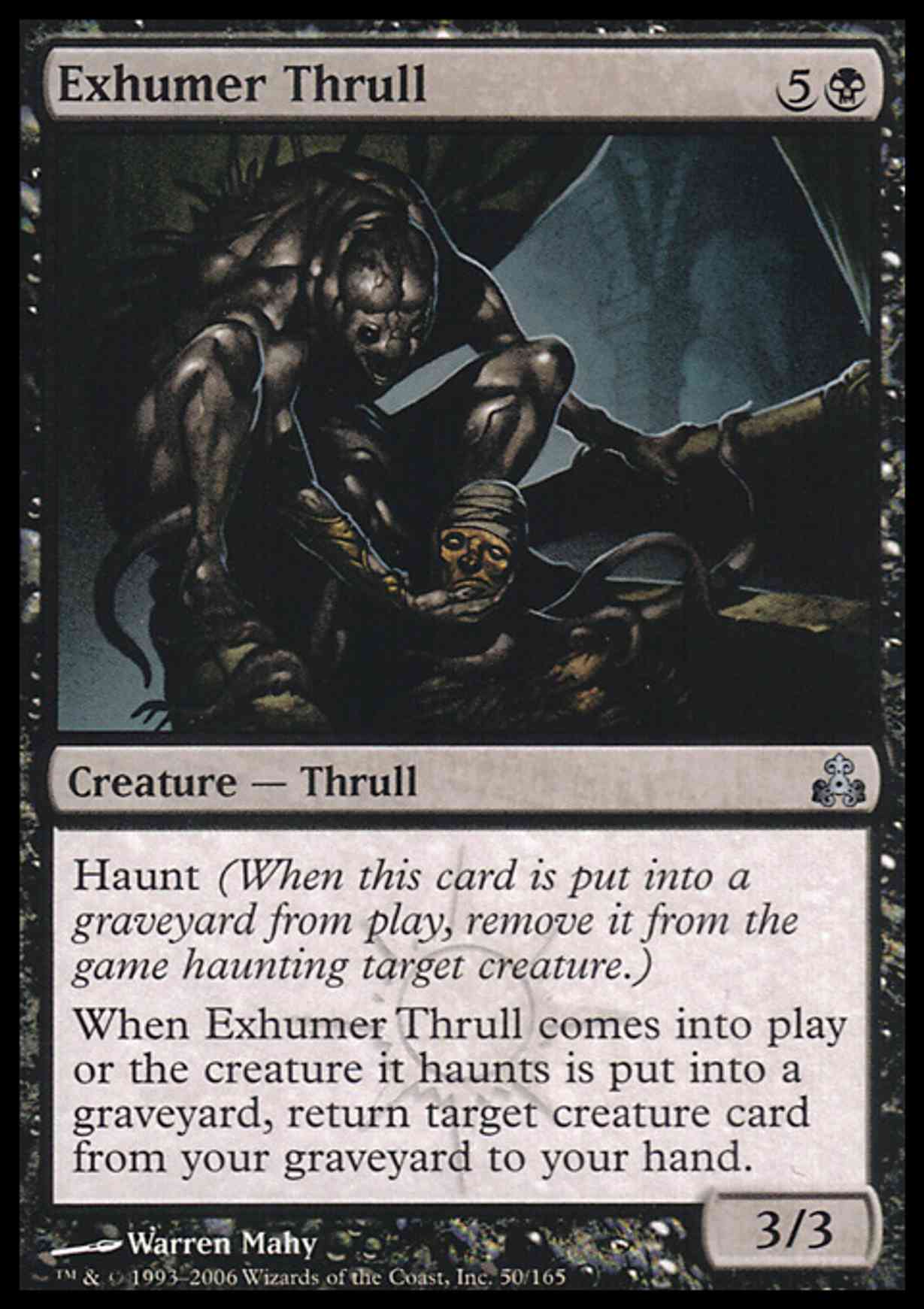 Exhumer Thrull magic card front
