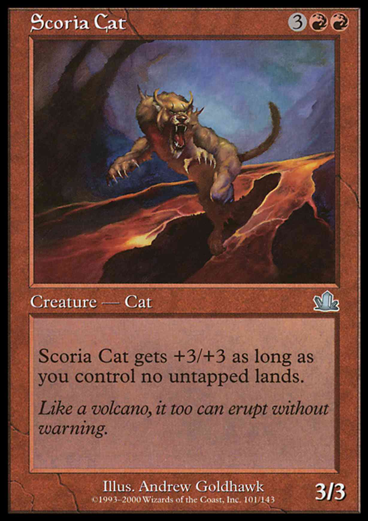 Scoria Cat magic card front