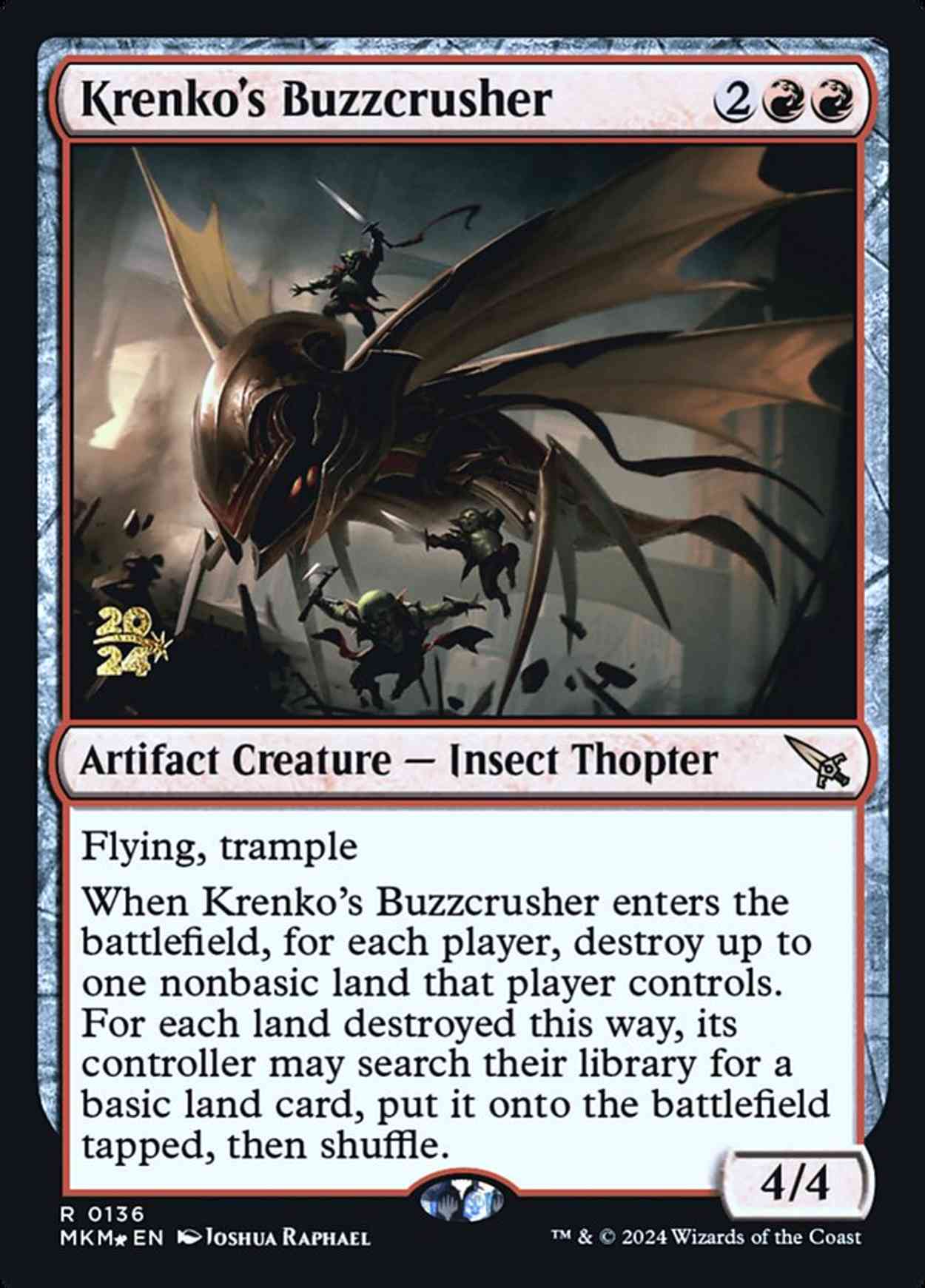 Krenko's Buzzcrusher magic card front