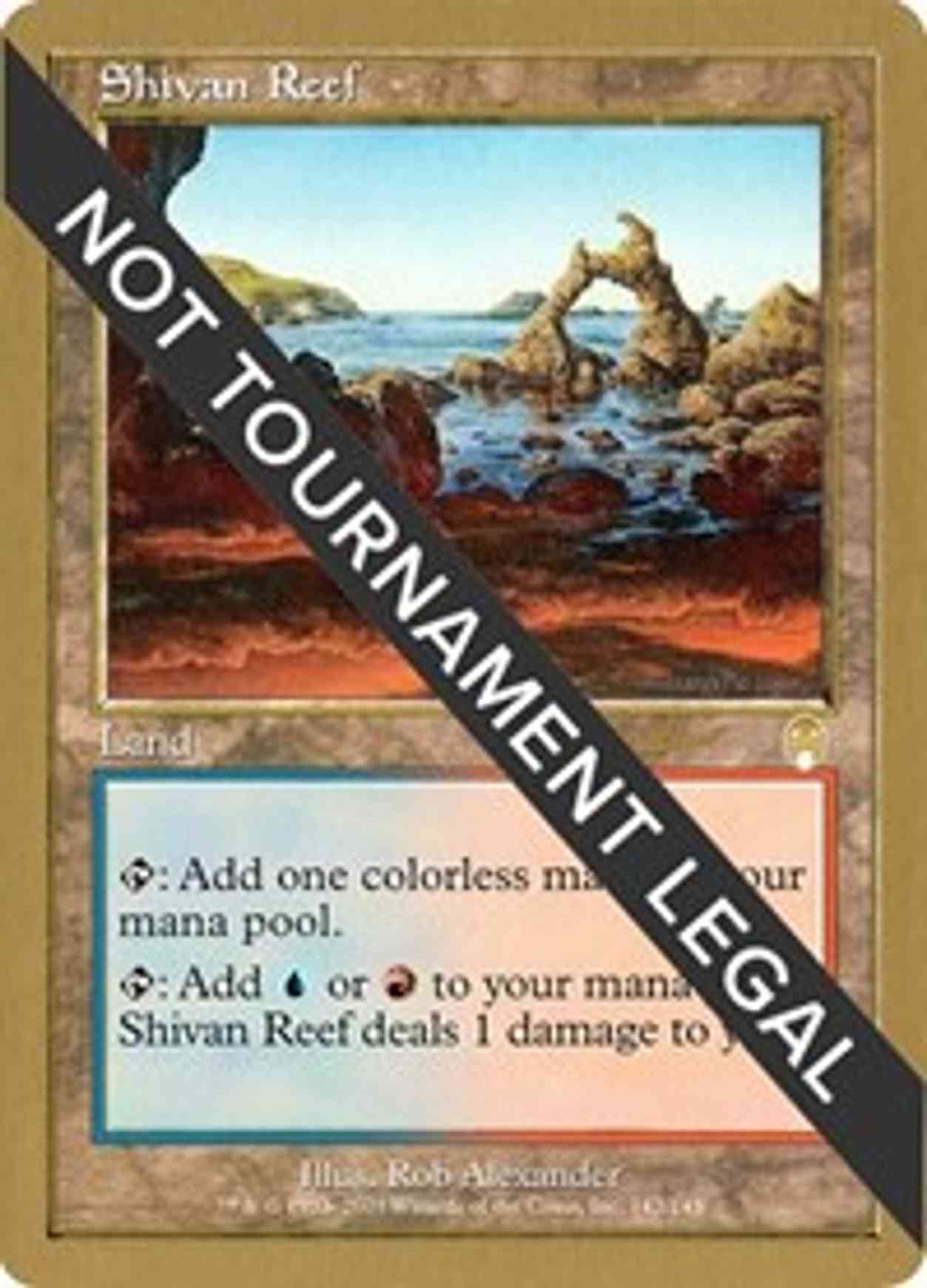 Shivan Reef - 2002 Sim Han How (APC) magic card front